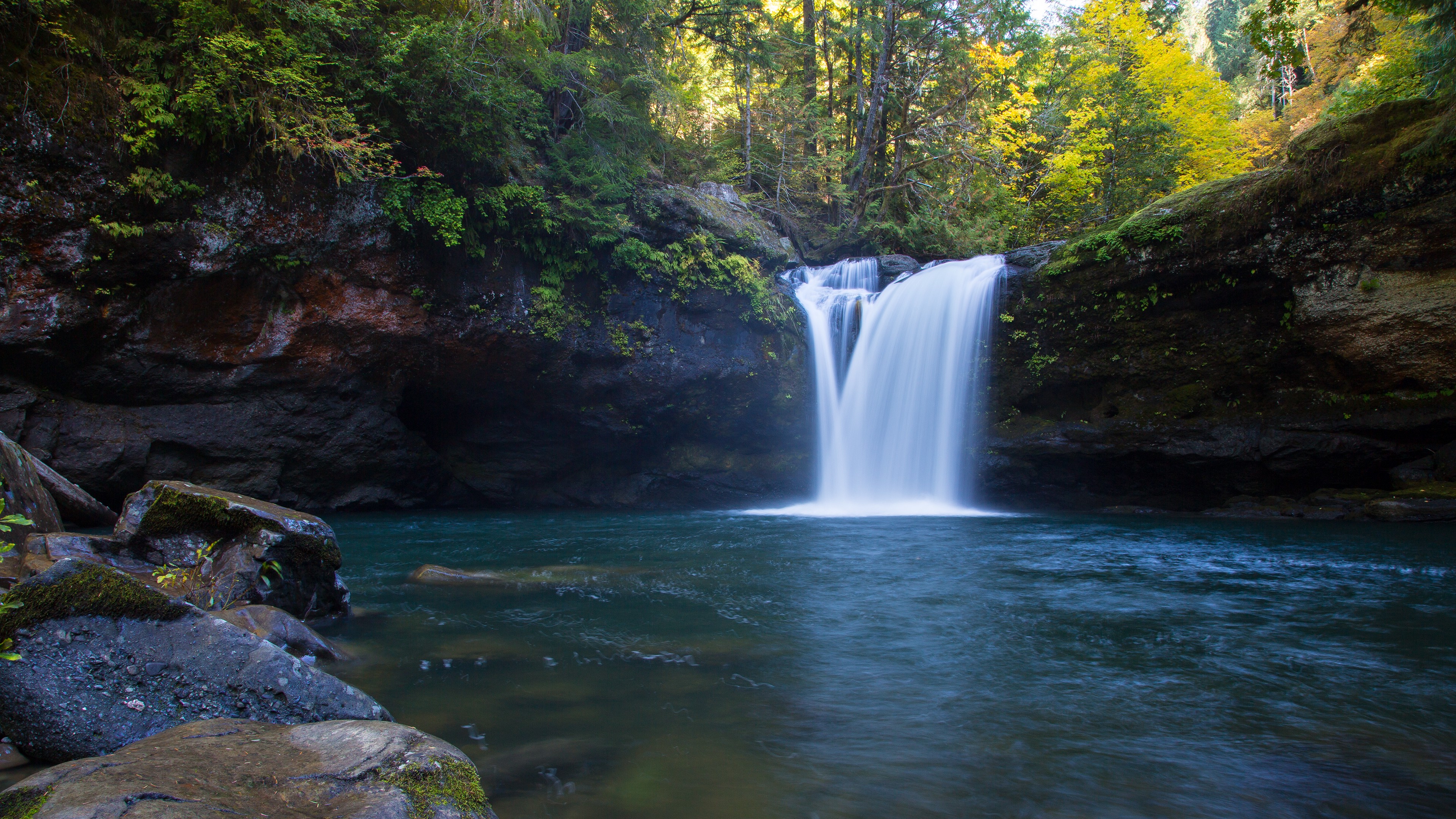 nature, Waterfall, Landscape, Water, Trees Wallpapers HD / Desktop and