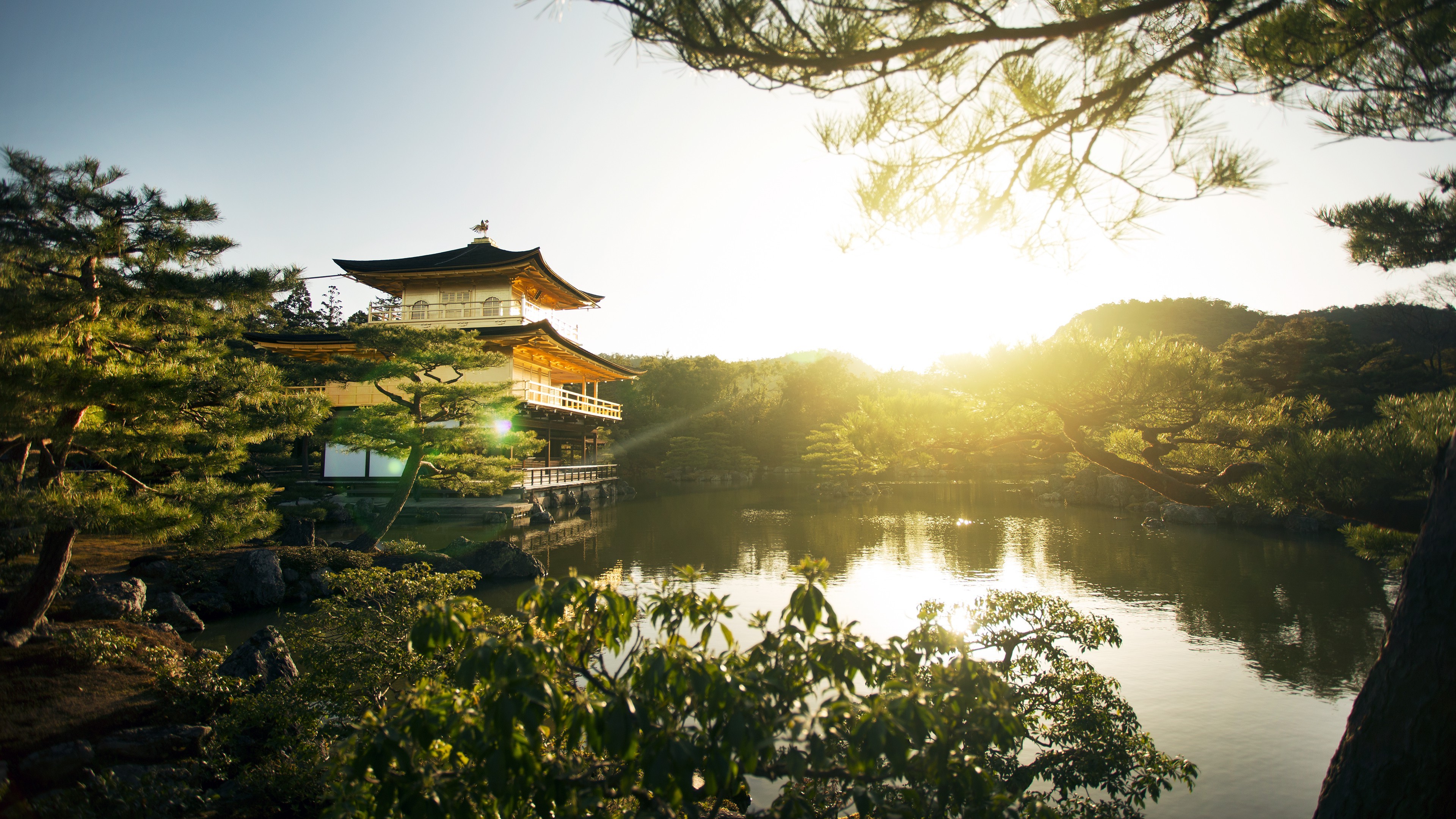 landscape, Kinkakuji, Temple Wallpapers HD / Desktop and Mobile Backgrounds