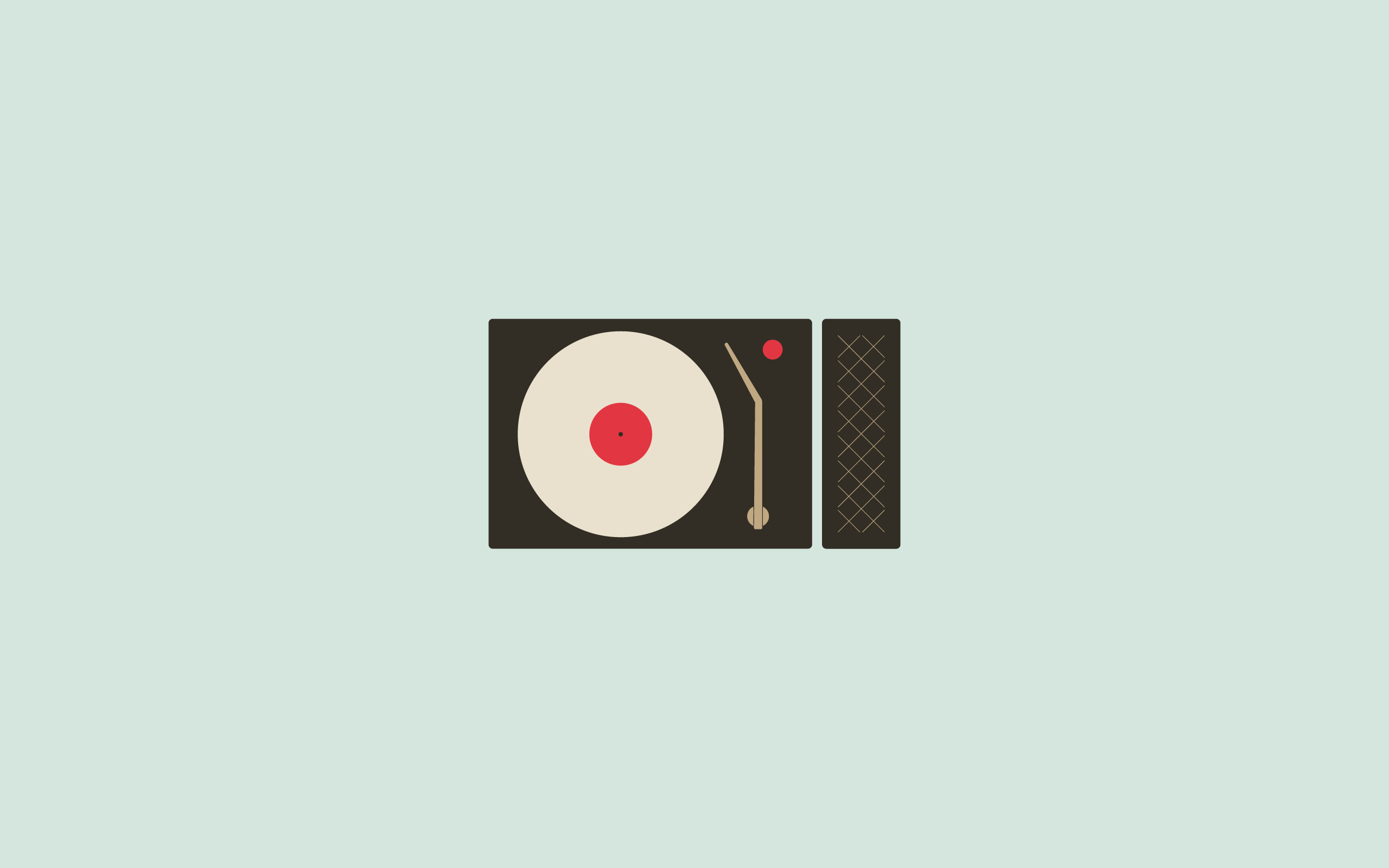 record Players, Music, Simple Background, Minimalism, Vintage, Artwork,  Digital Art Wallpapers HD / Desktop and Mobile Backgrounds