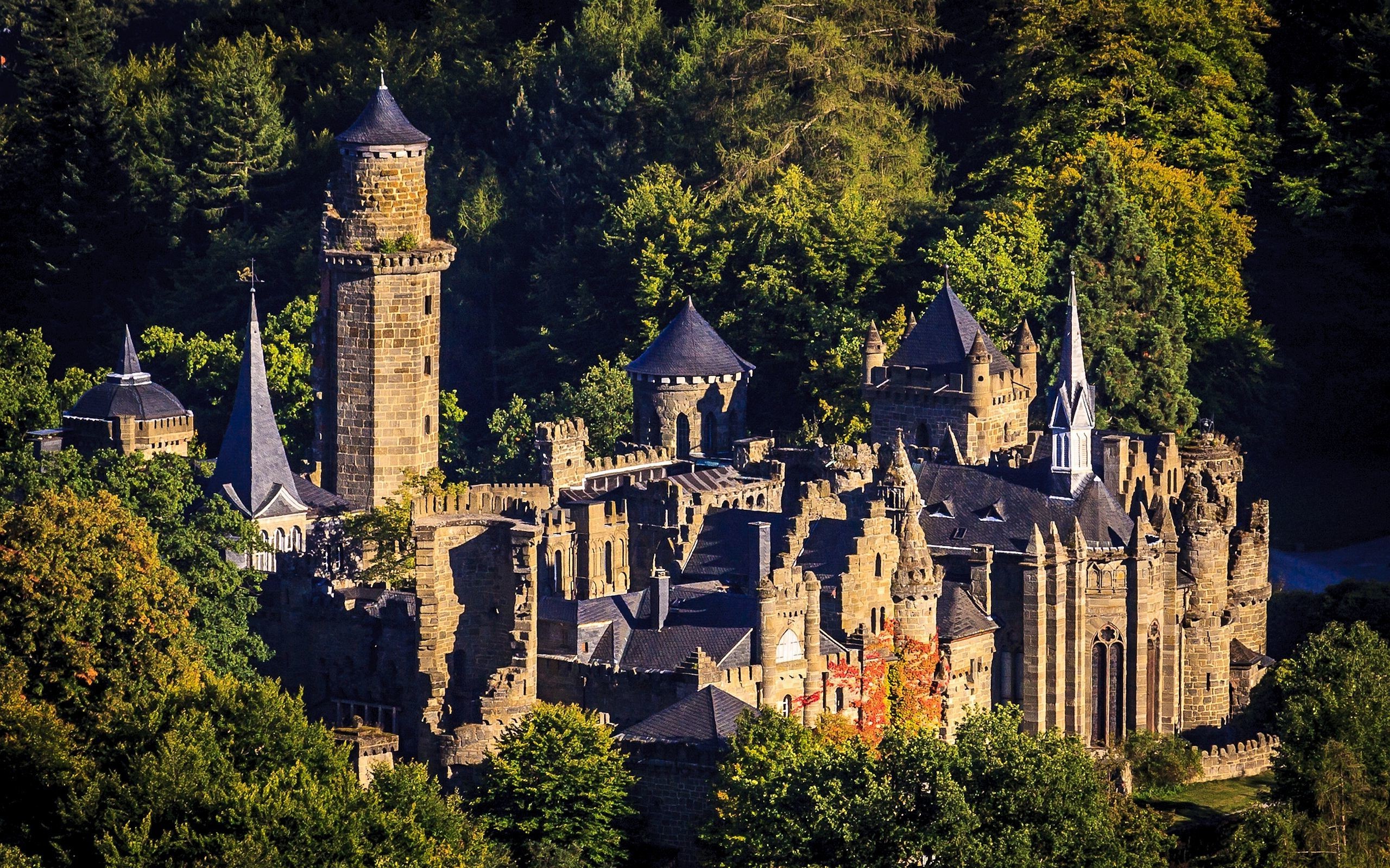 nature, Landscape, Architecture, Old Building, Trees, Forest, Castle