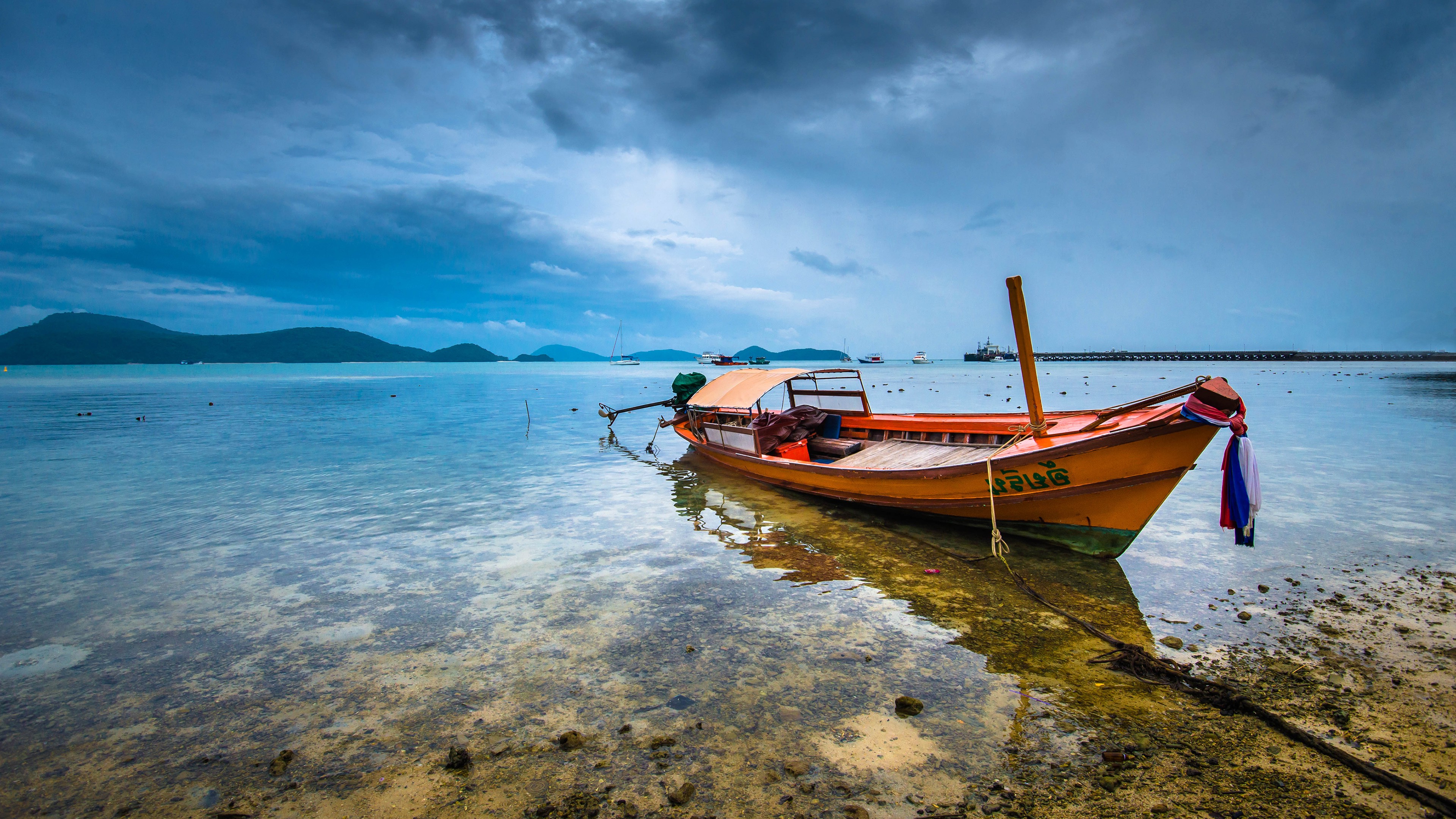 boat, Landscape, Thailand, Sea Wallpapers HD / Desktop and Mobile  Backgrounds