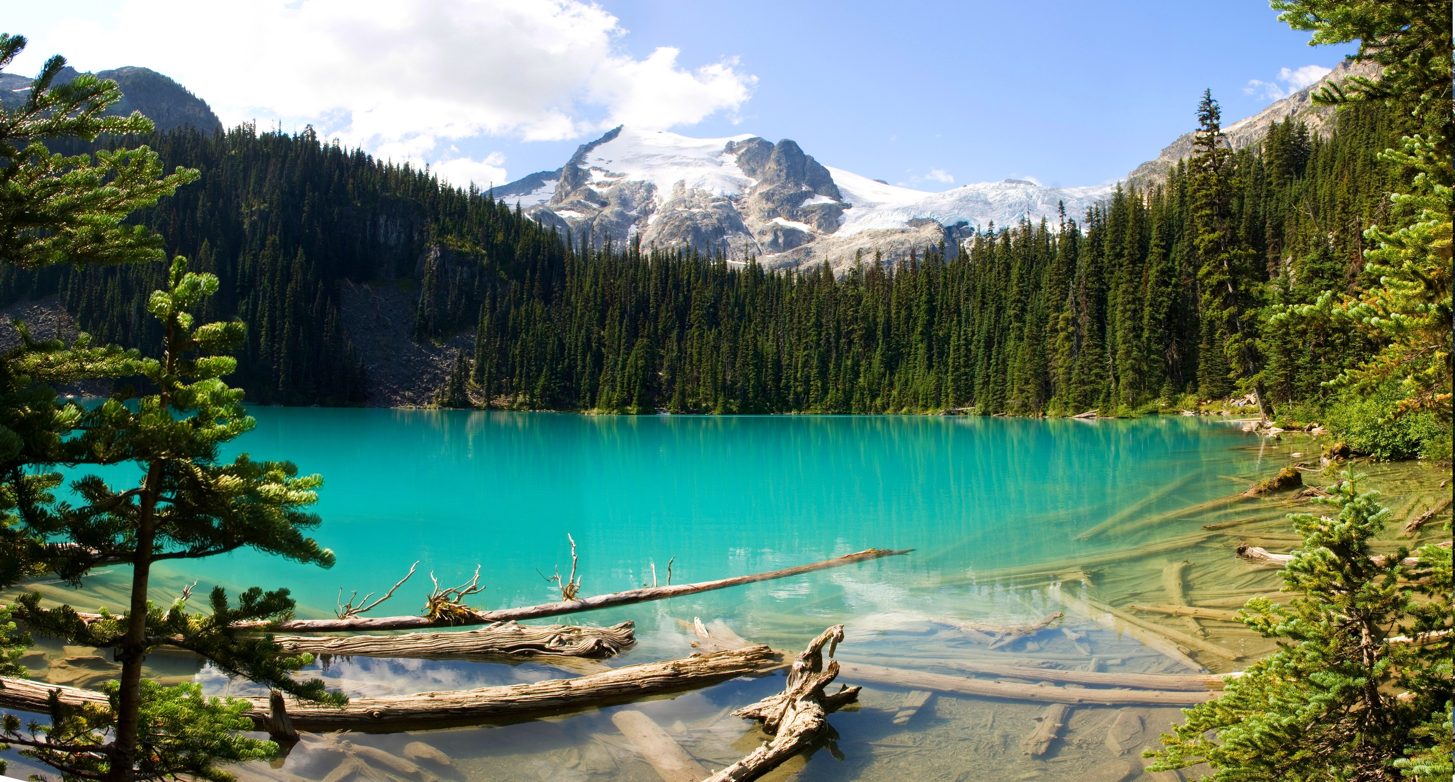 British Columbia Canada Lake Forest Mountain Turquoise Water