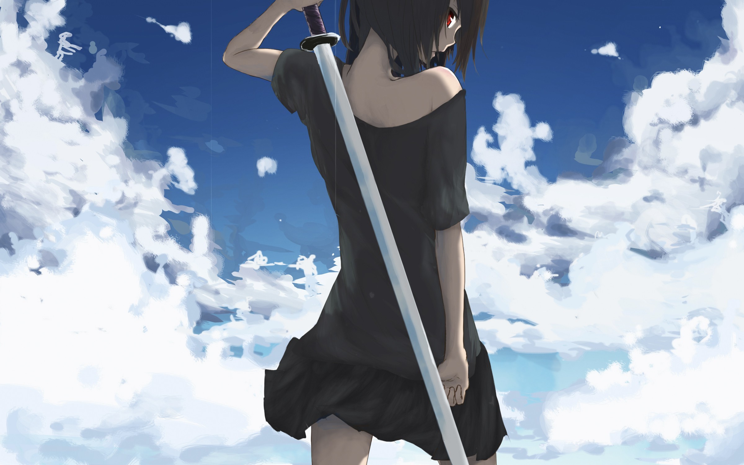 Anime Anime Girls Sword Wallpapers Hd Desktop And Mobile