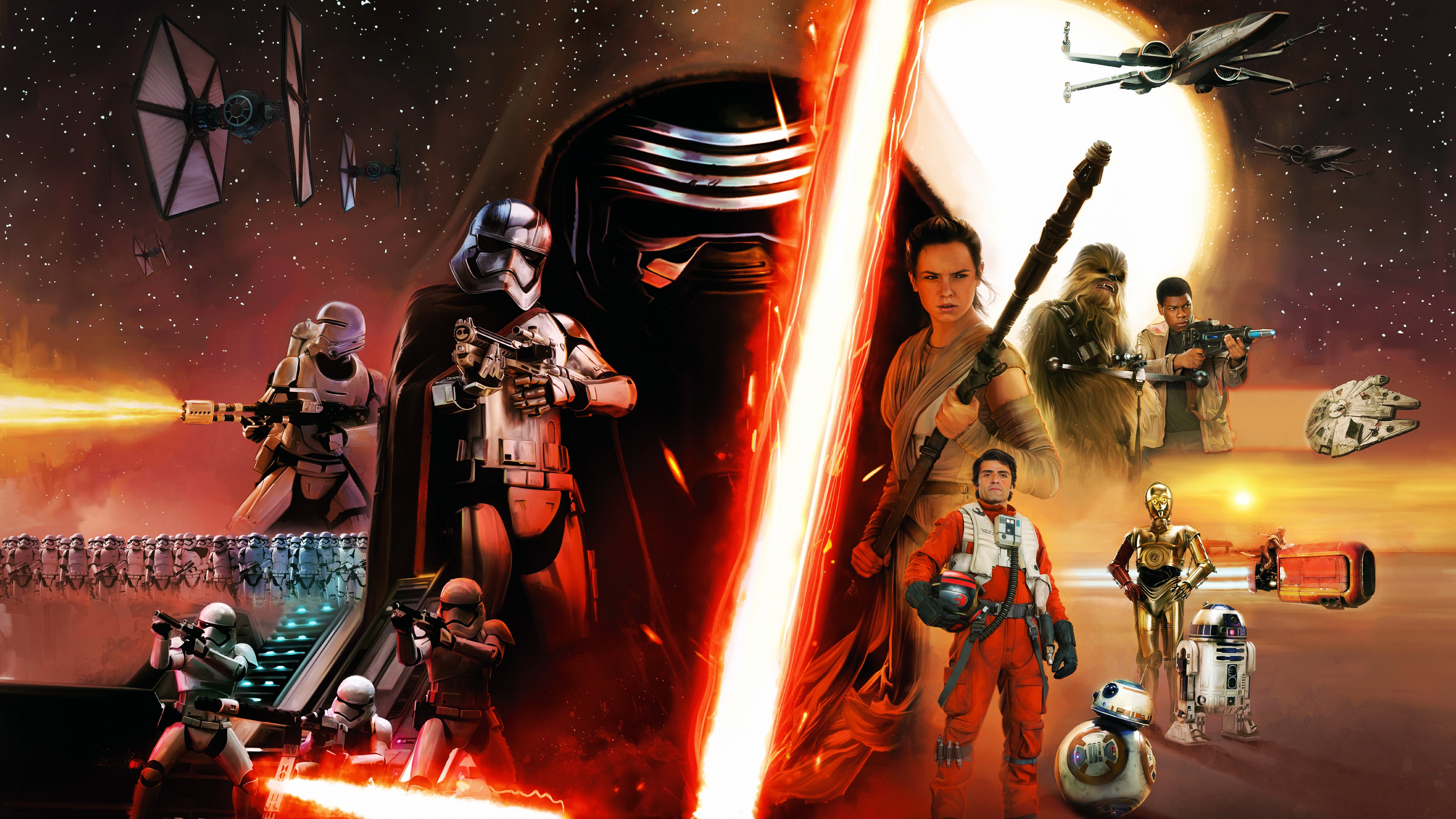 Star Wars: Episode VII The Force Awakens Wallpapers HD / Desktop and