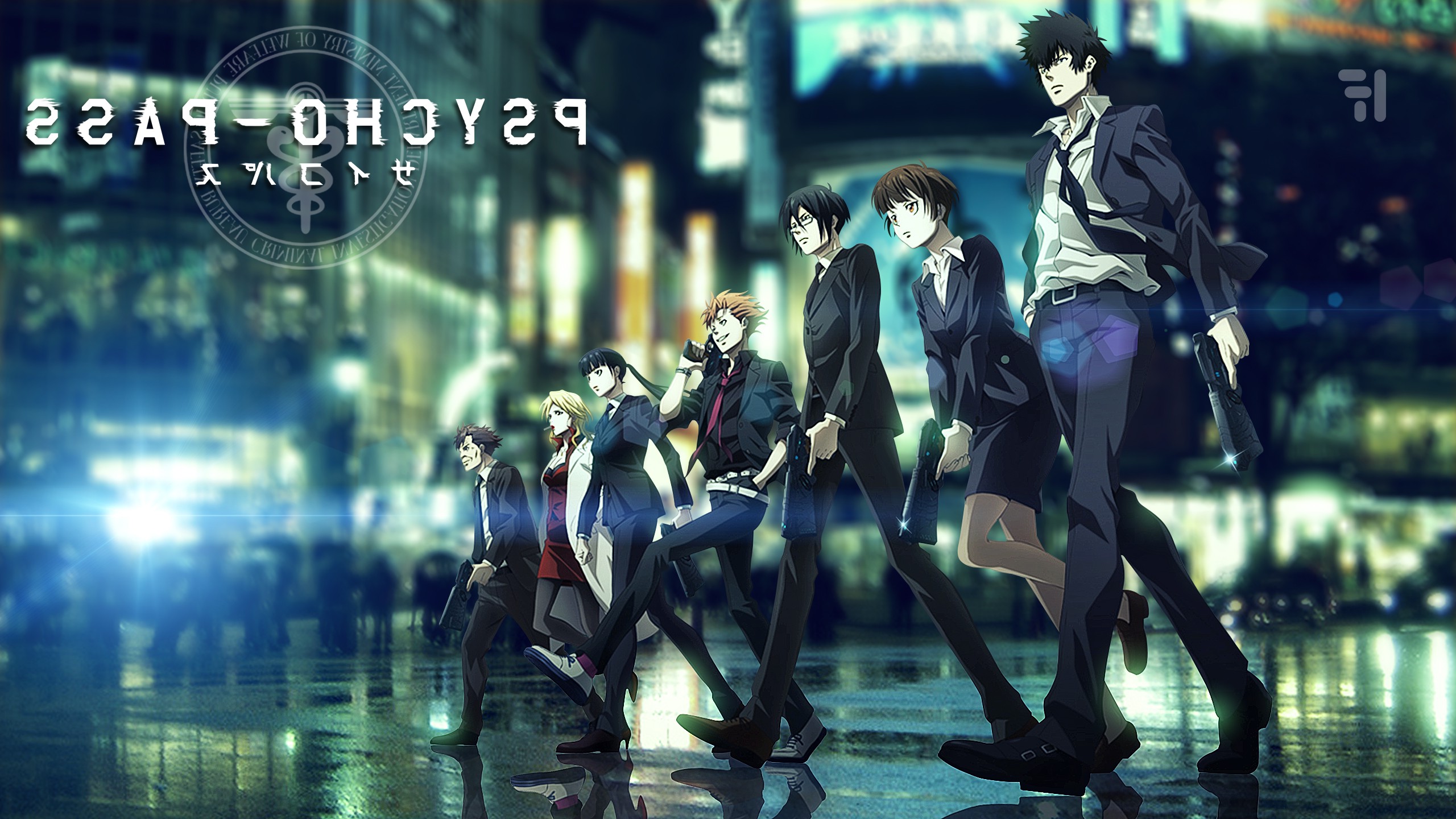Psycho Pass, Shinya Kogami, Tsunemori Akane, Anime Wallpapers HD / Desktop  and Mobile Backgrounds