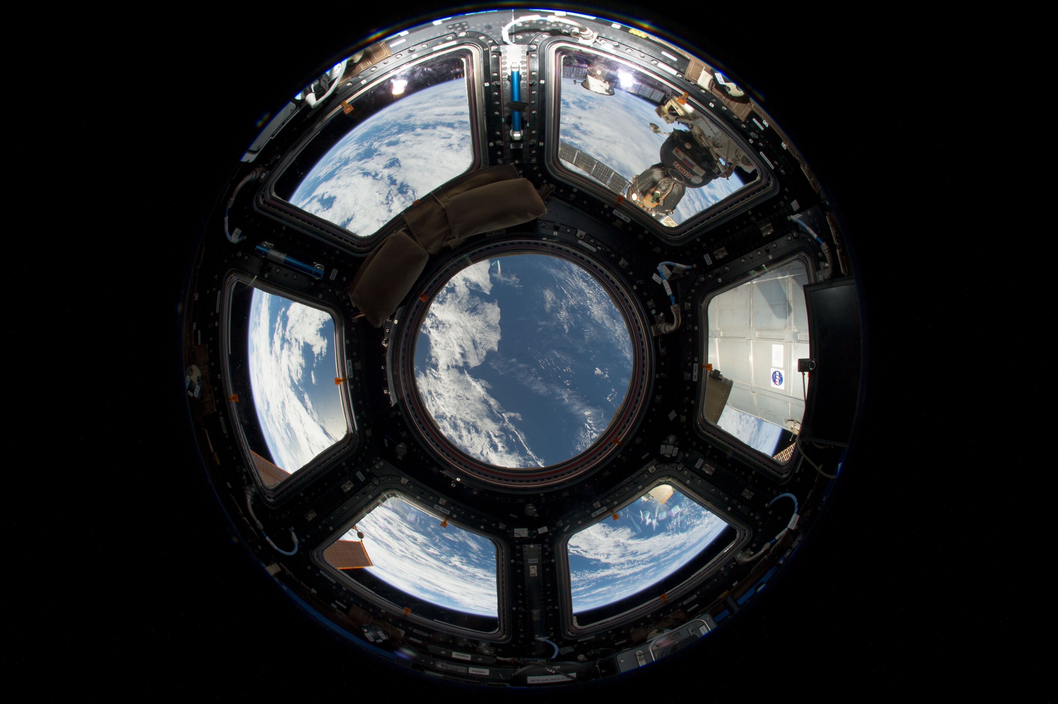 space view from iss