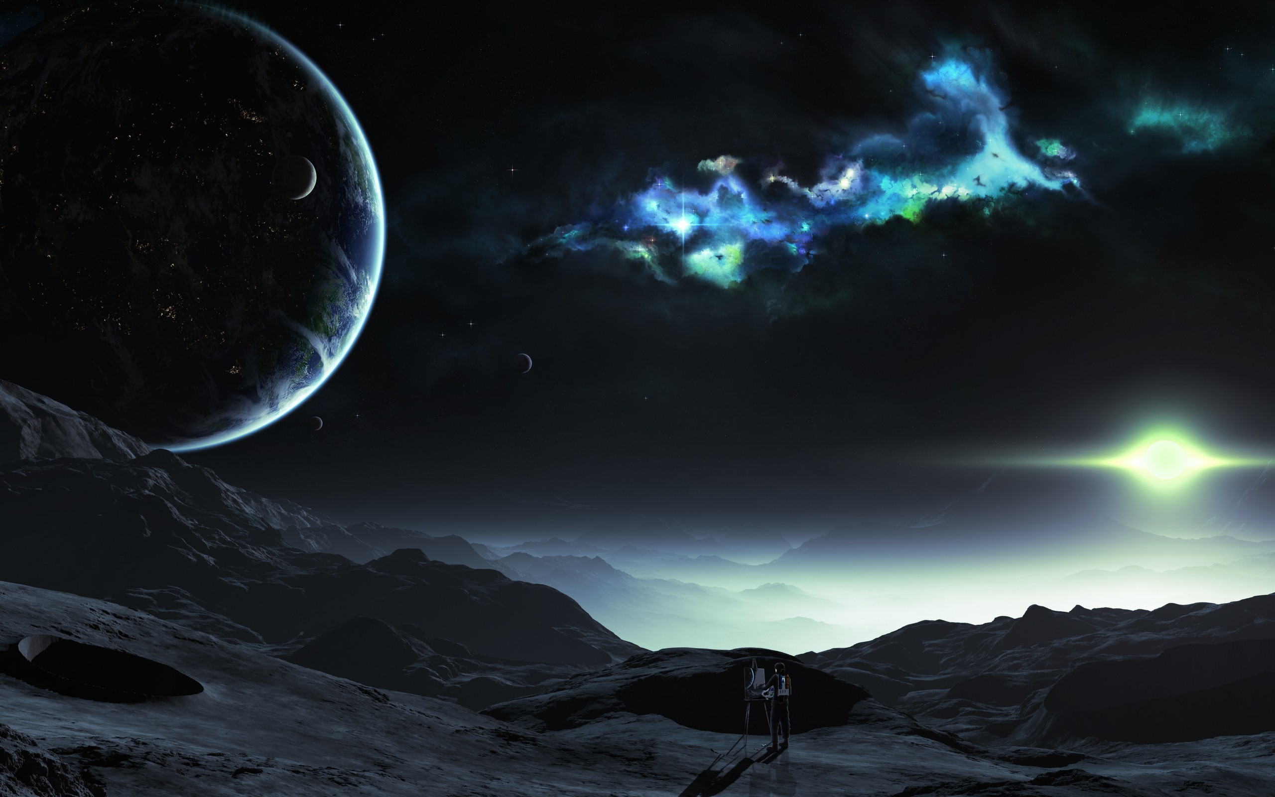 Wallpaperpc ~ Space, Planet, Futuristic Wallpapers Hd / Desktop And