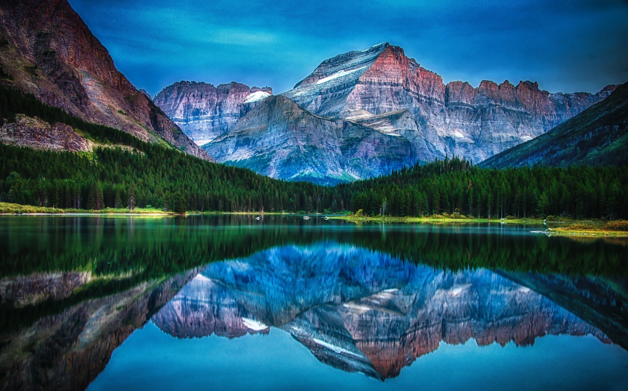 Lake Mountain Forest Reflection Water Sunrise Morning Summer Lake Mountain Forest Reflection Water Sunrise Morning Summer