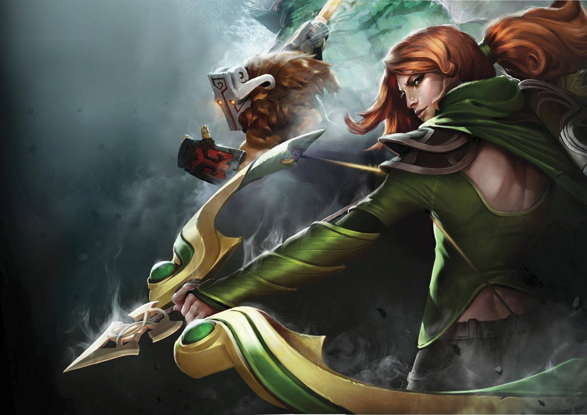 Windranger Windrunner Dota 2 Lyralei Bows Juggernaut Yurnero 