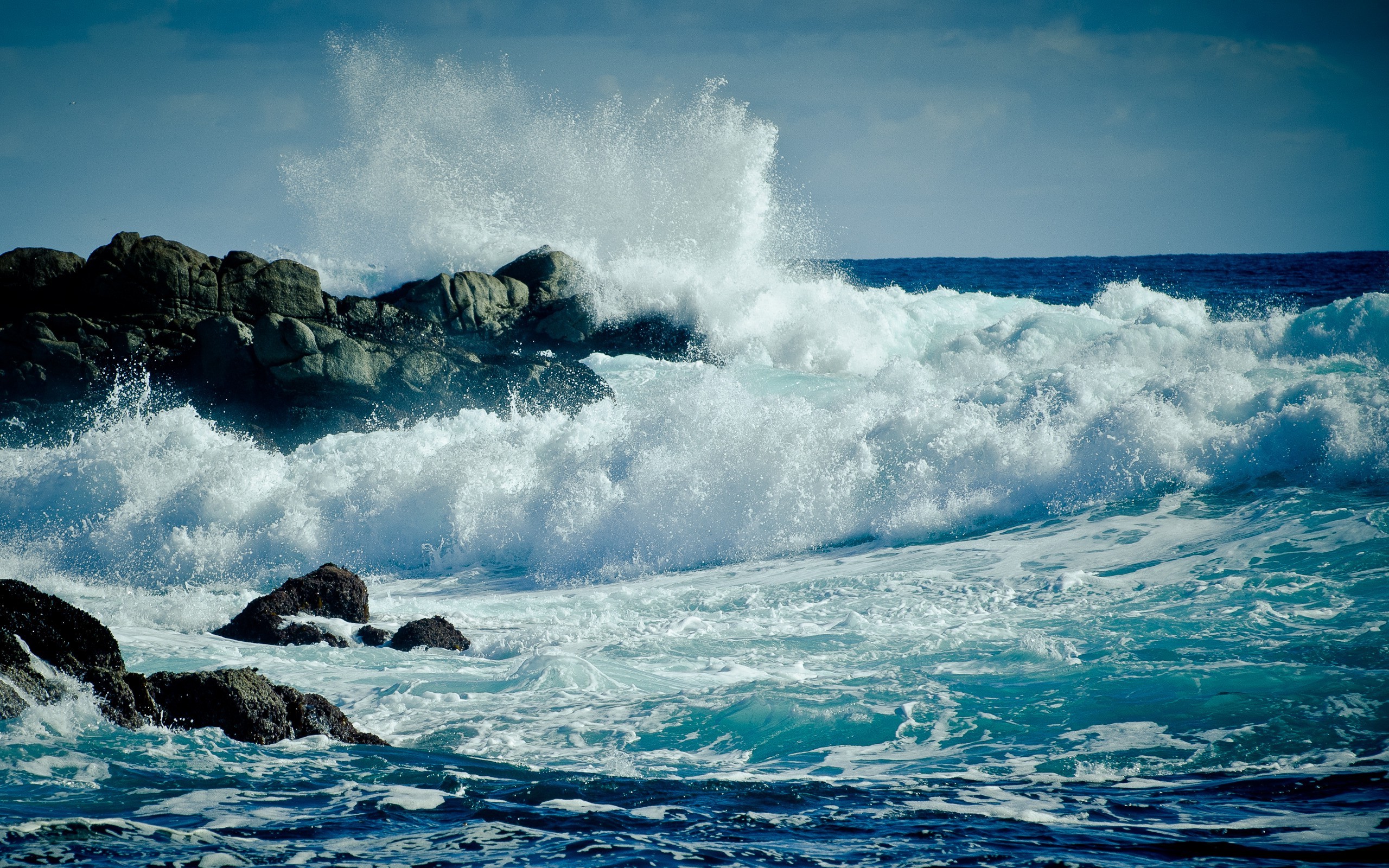 Nature Landscape Sea Waves Wallpapers Hd Desktop And Mobile Backgrounds