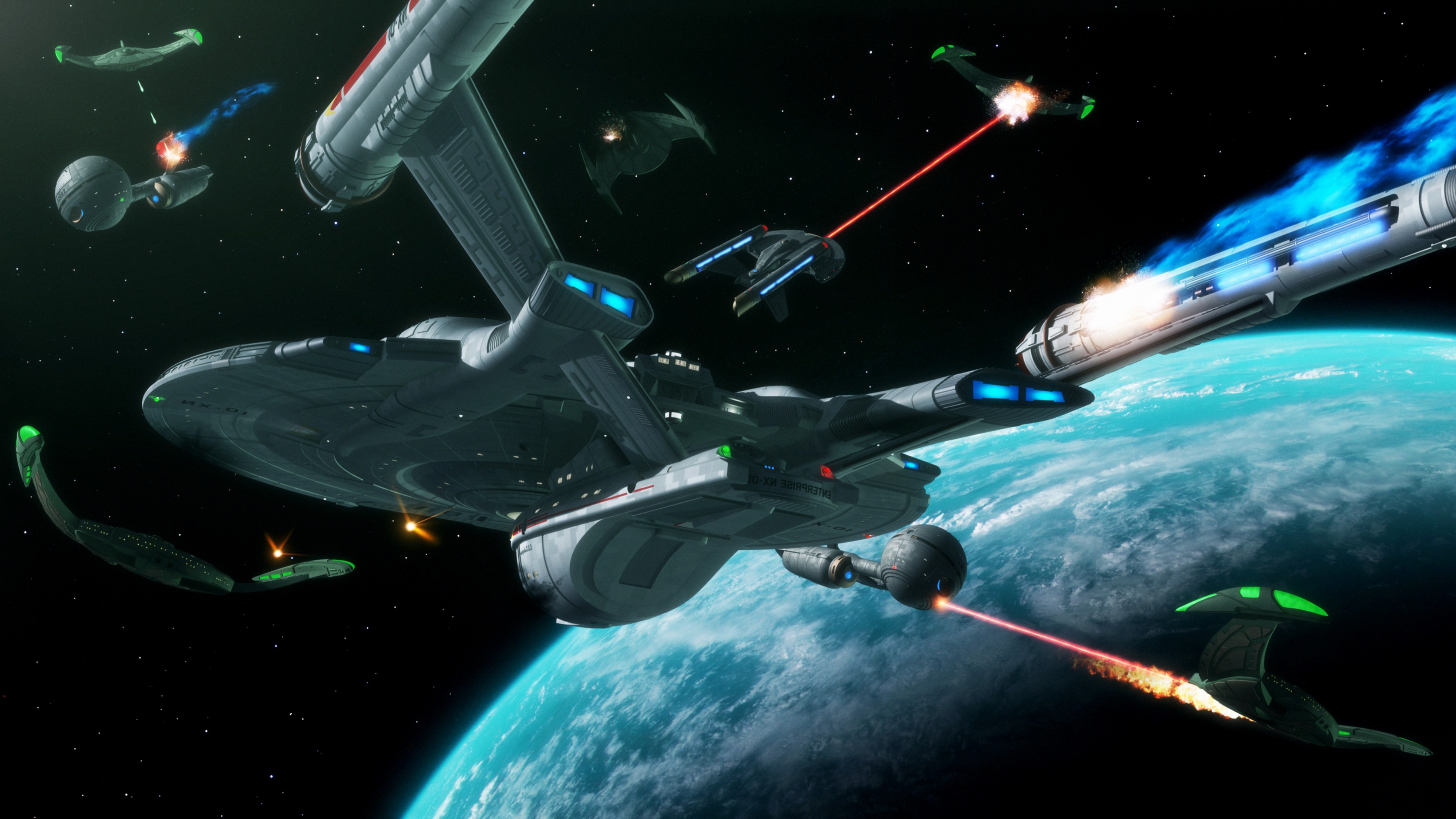 Star Trek, USS Enterprise (spaceship), Space, Battle Wallpapers HD