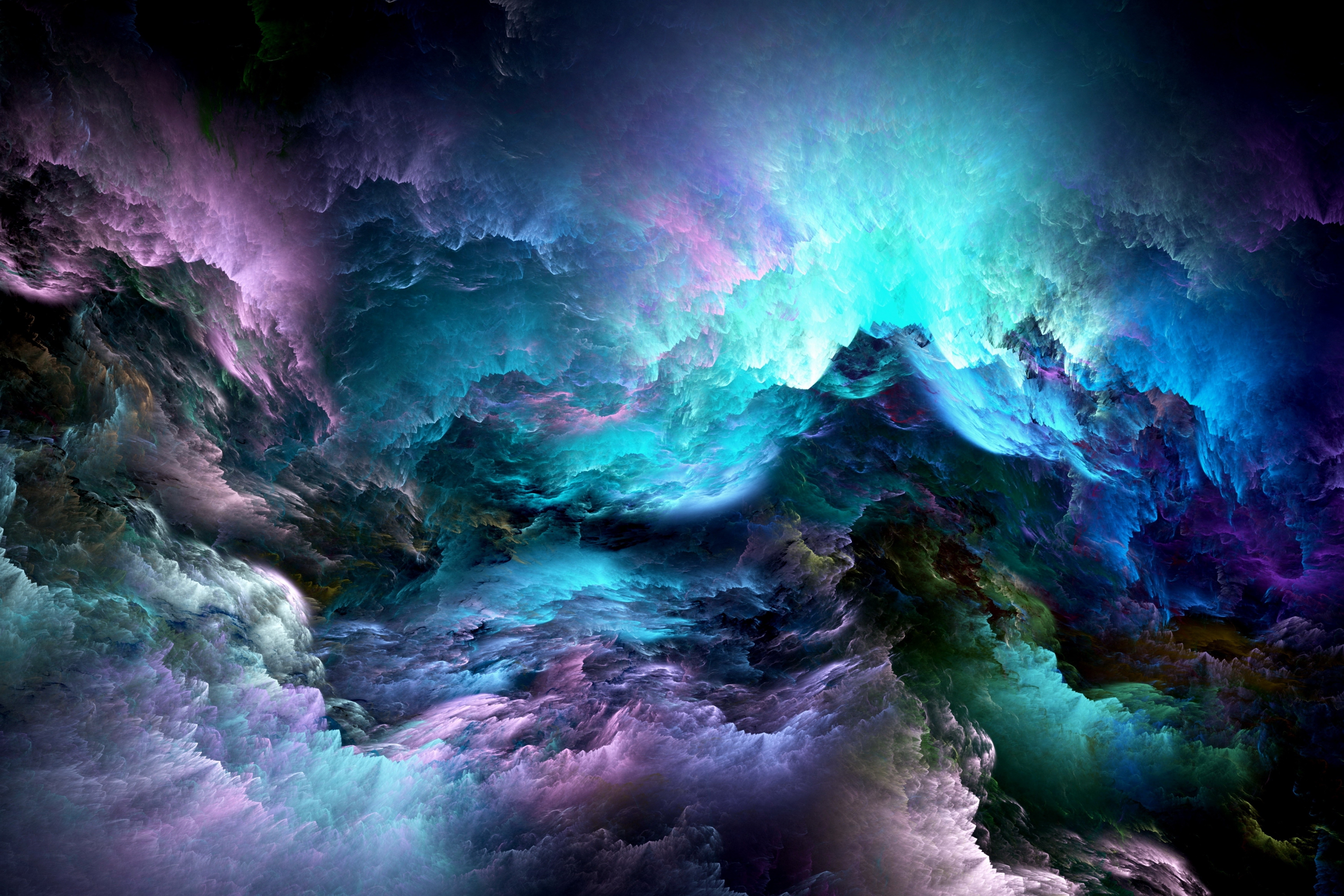 abstract, Clouds, Fractal Wallpapers HD / Desktop and Mobile Backgrounds