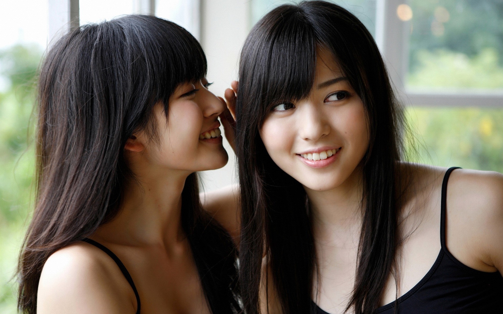 Asian and black lesbian