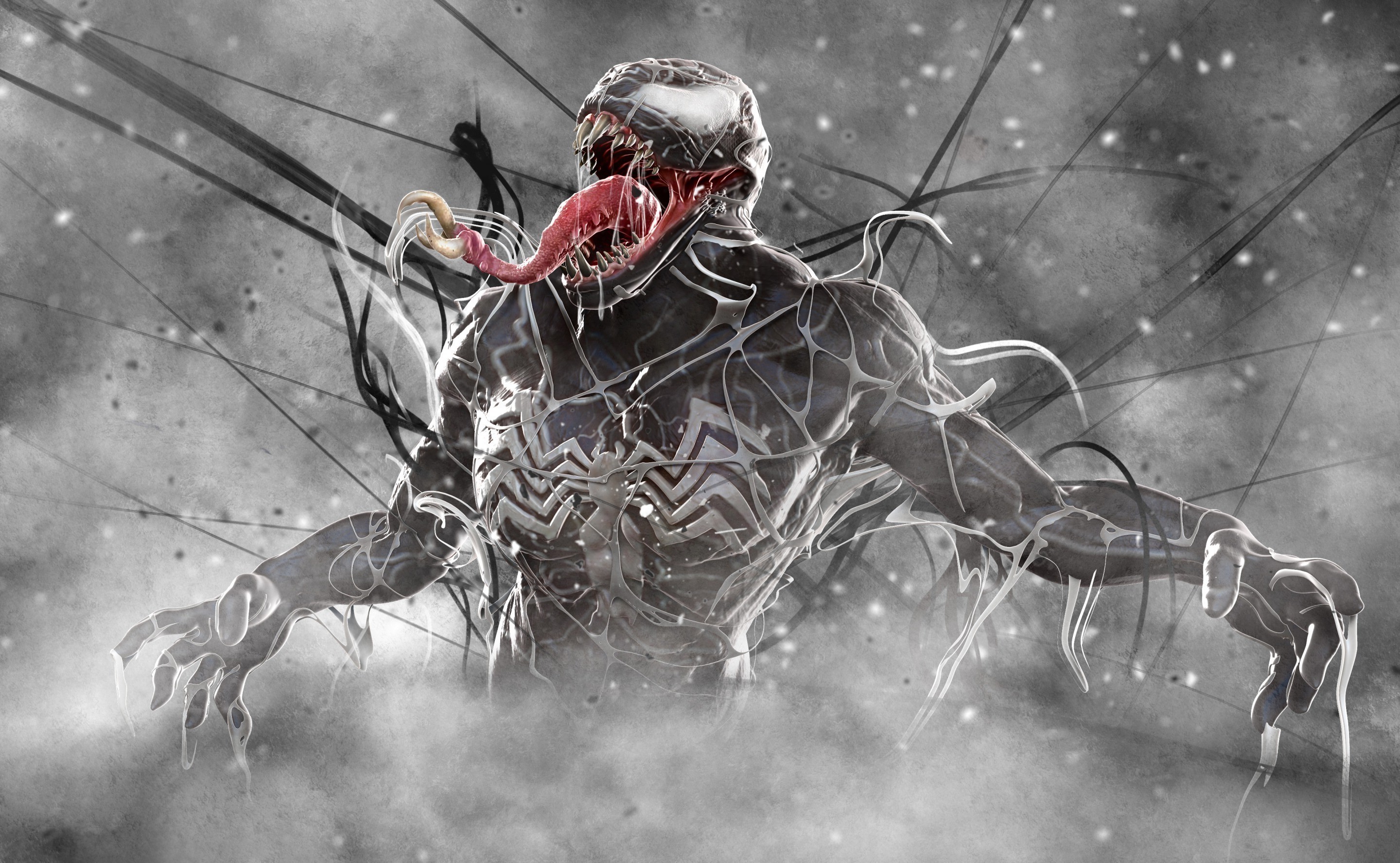 artwork, Venom, Marvel Comics Wallpapers HD / Desktop and Mobile Backgrounds