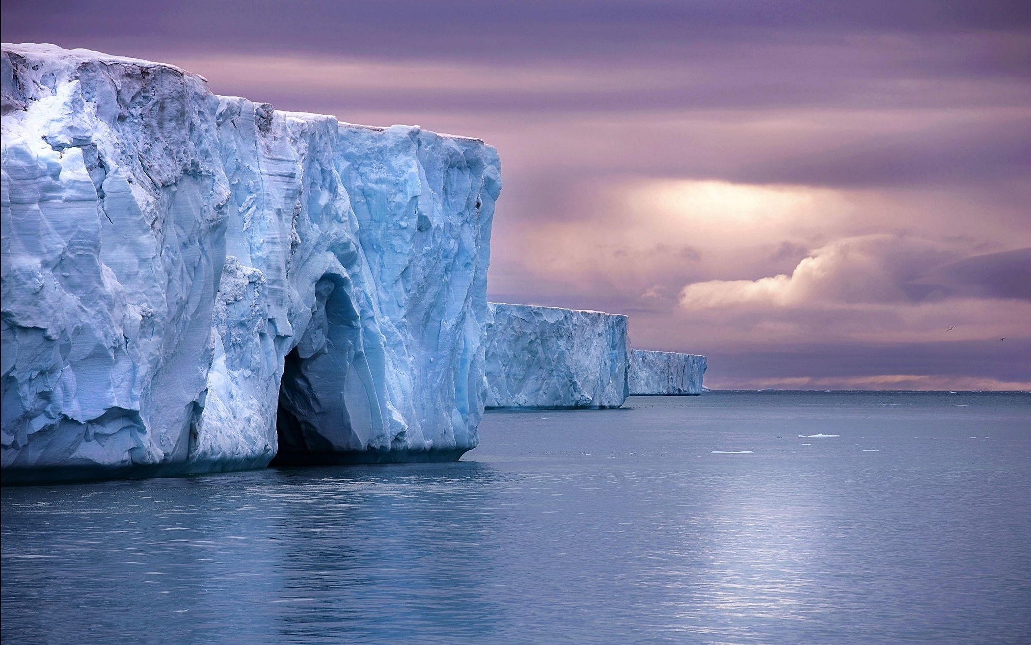Nature Landscape Iceberg Sea Cold Clouds Arctic