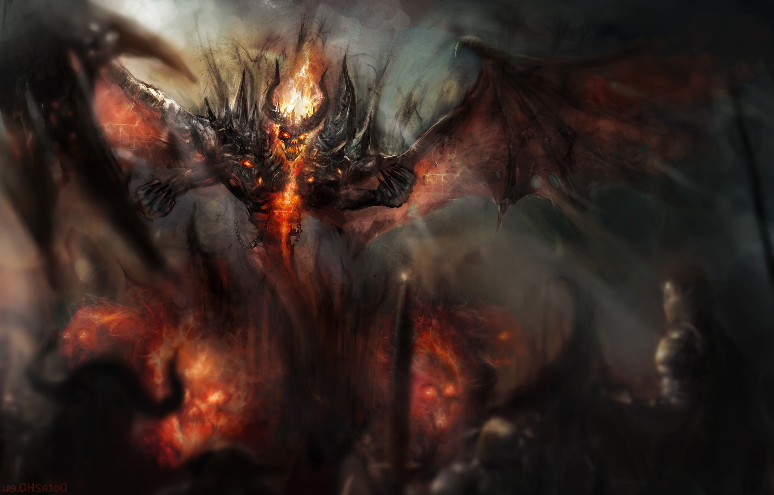 Dota, Demon, Nevermore, Shadow Fiend, Dota 2 Wallpapers HD / Desktop