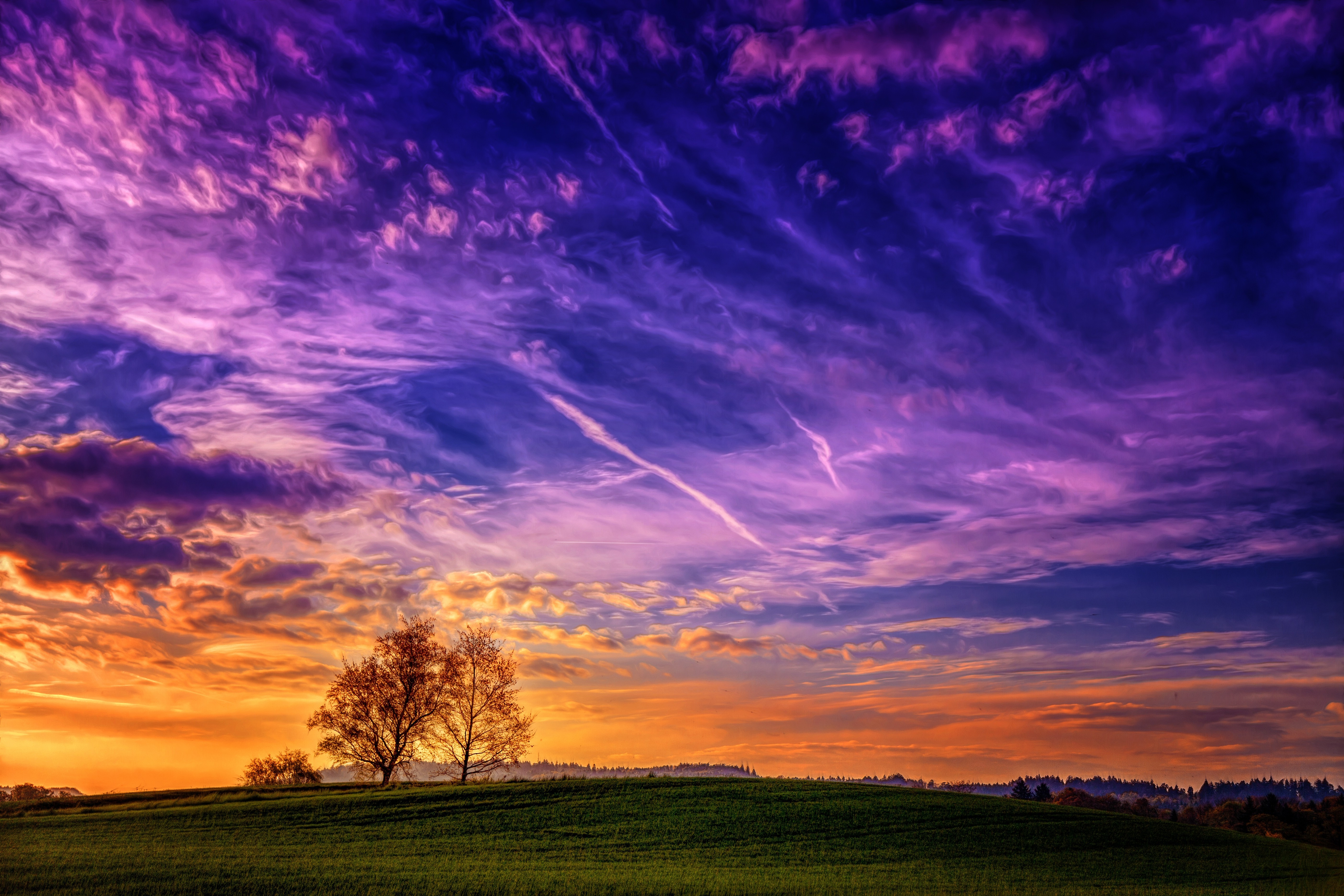 landscape, Trees, Clouds Wallpapers HD / Desktop and ...