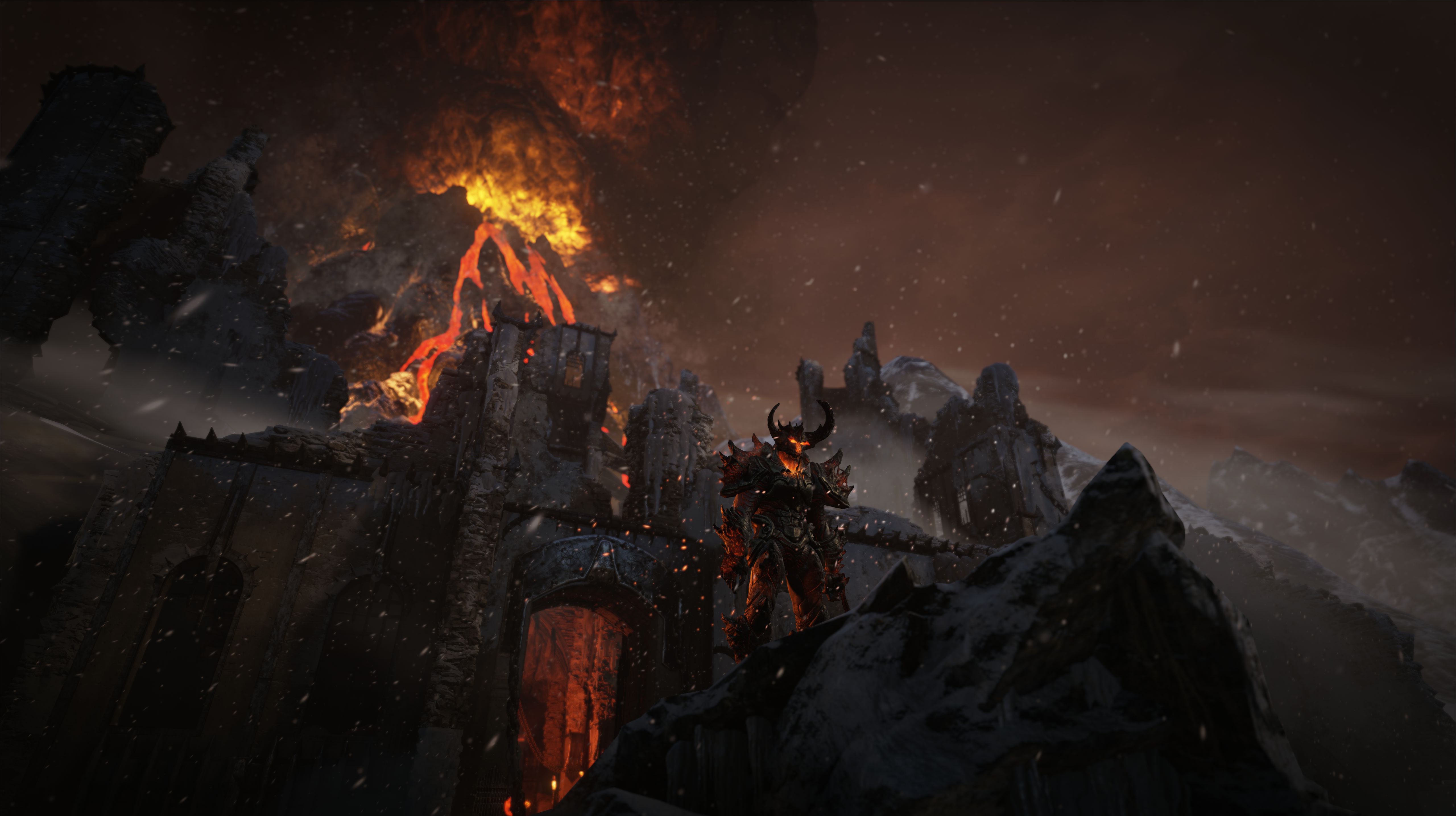 Unreal Engine 4, Demon, Volcano, Video Games, Fire ...