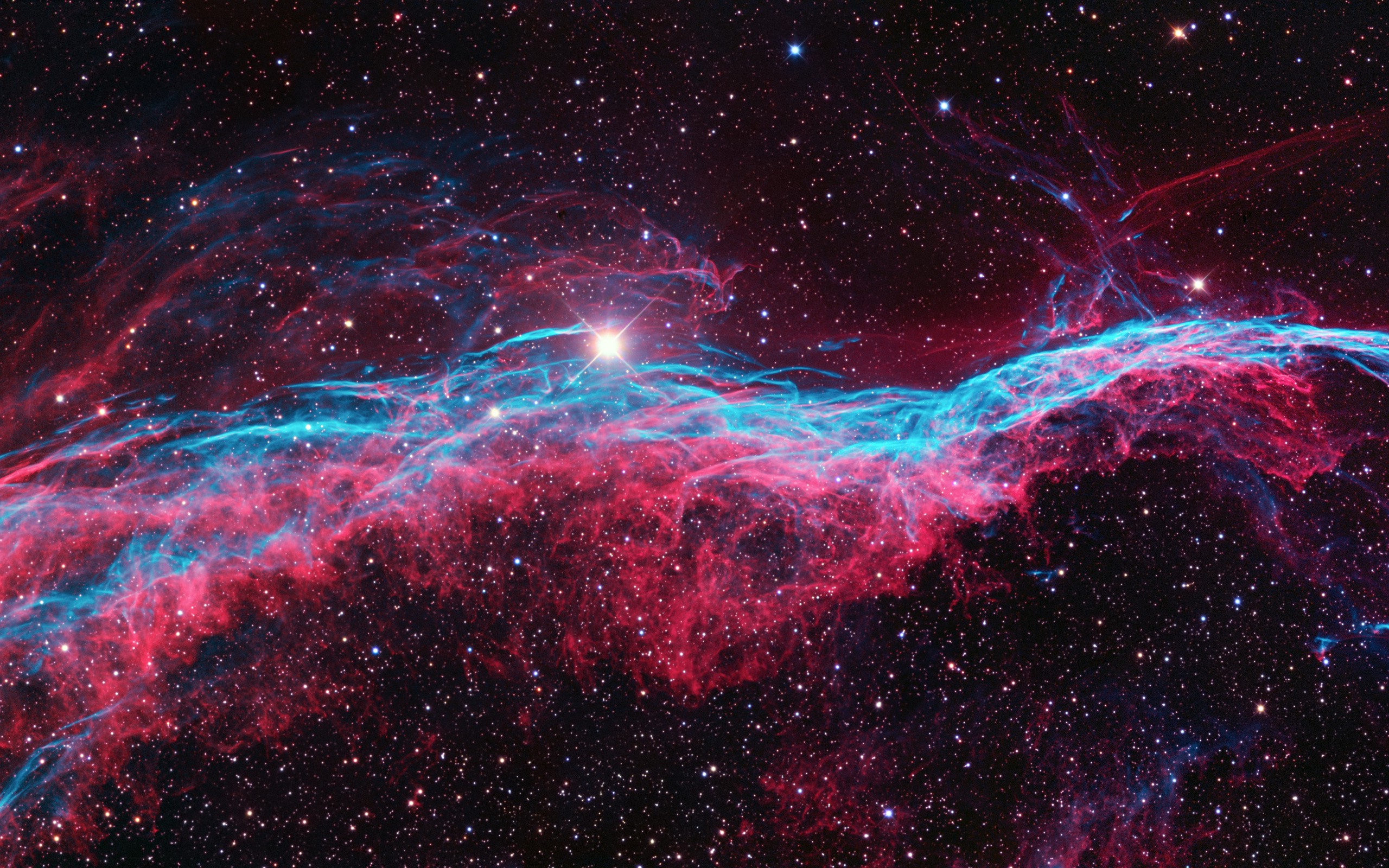 red, Blue, Stars, Space, Nebula Wallpapers HD / Desktop ...