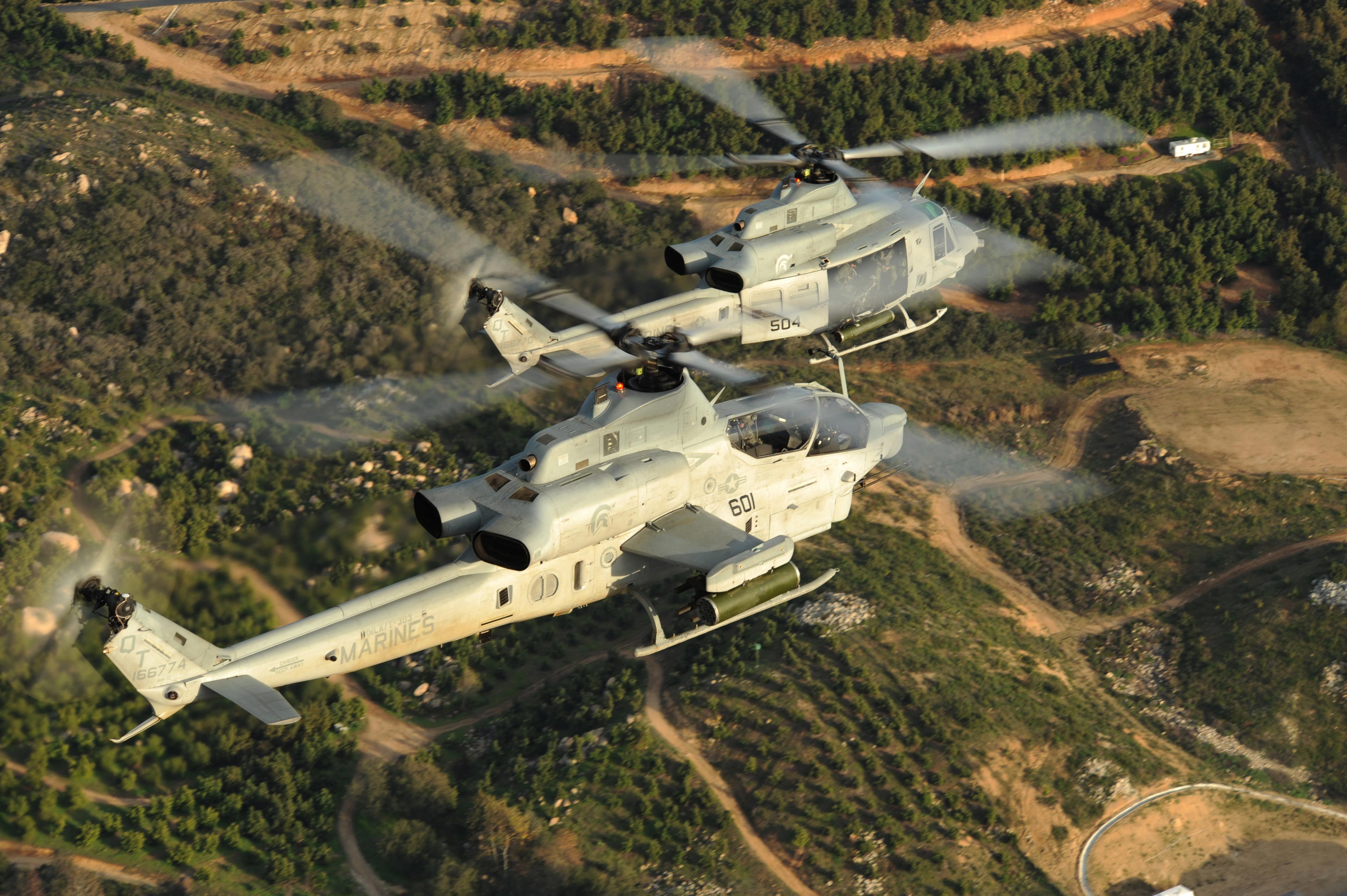 USMC, Bell AH 1 SuperCobra, Military, Bell AH 1Z Viper Wallpapers HD