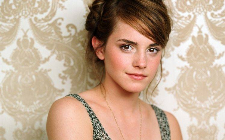 Emma Watson Actress Women Celebrity Auburn Hair Portrait Looking