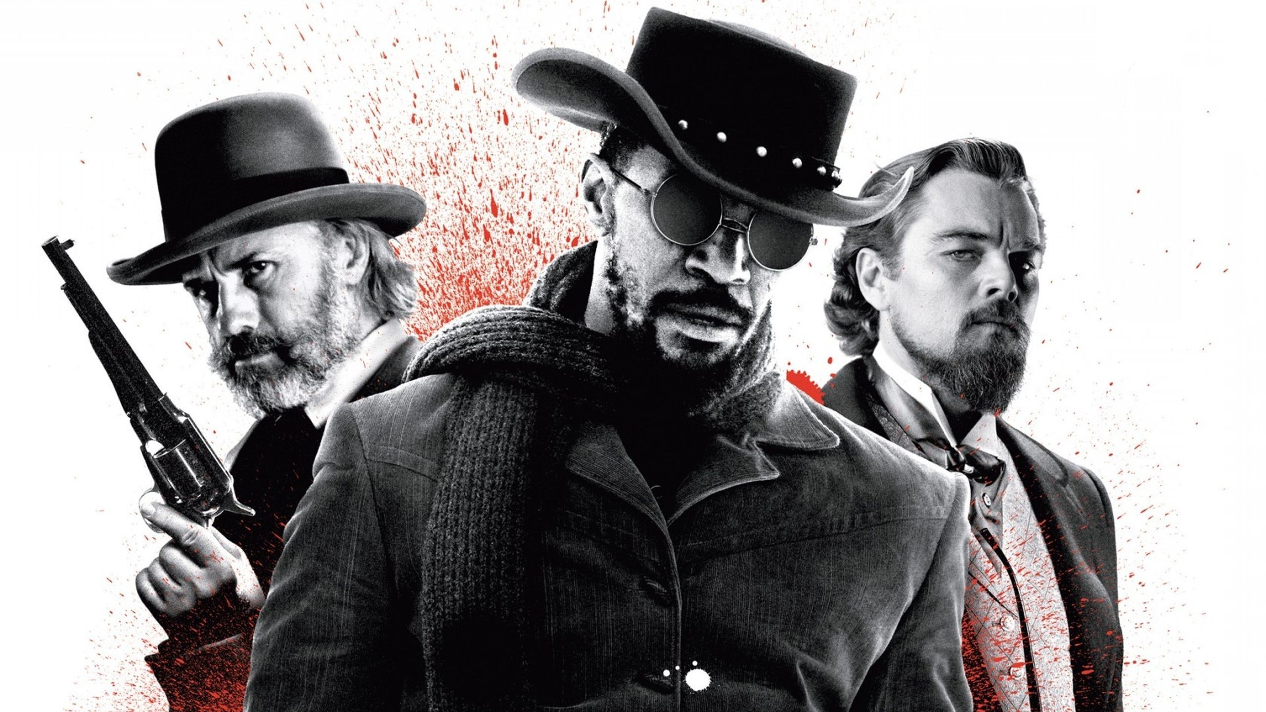 movies, Django Unchained, Leonardo DiCaprio, Selective Coloring