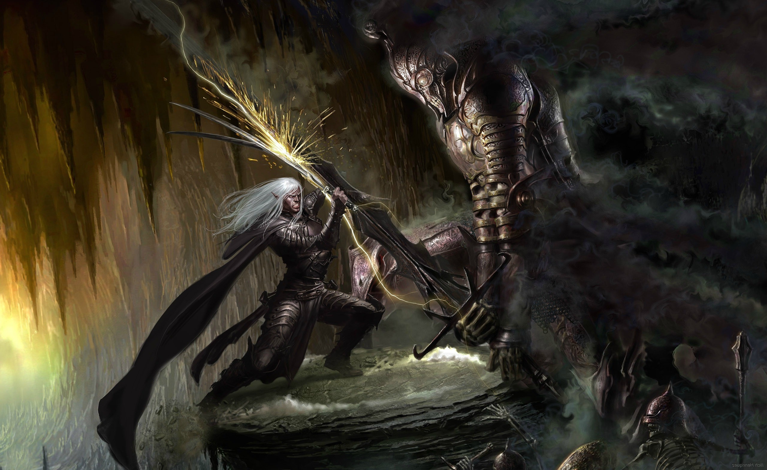 fantasy Art, Artwork, Drizzt DoUrden Wallpapers HD / Desktop and Mobile