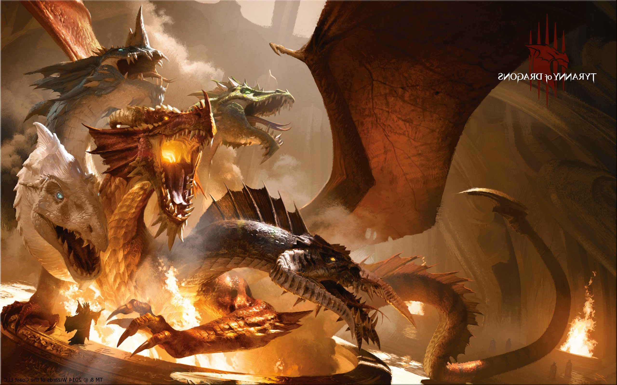 dragon, Dungeons And Dragons, Artwork, Fantasy Art, Tiamat Wallpapers