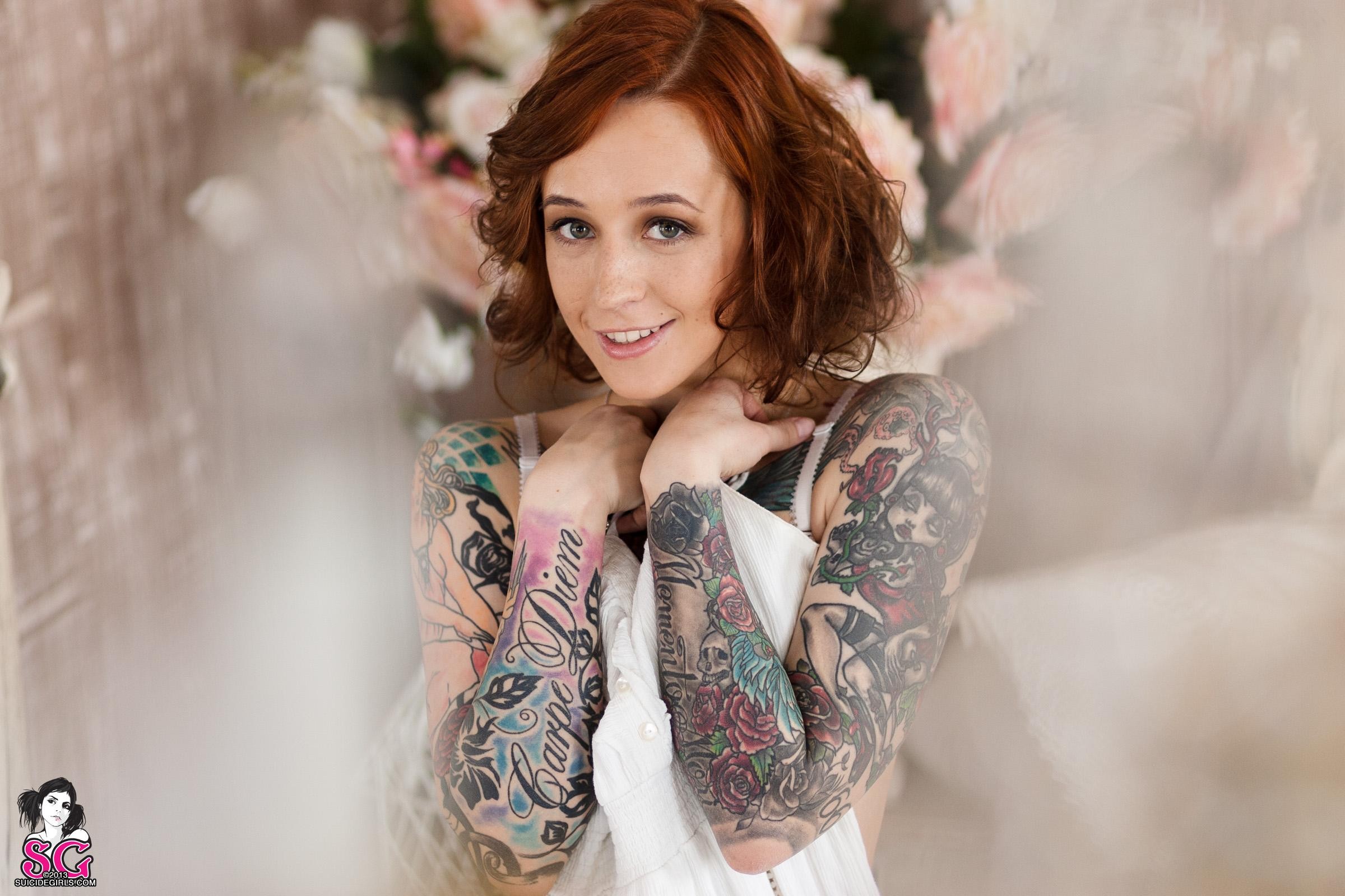 maud winter window redhead women maud suicide tattoo 