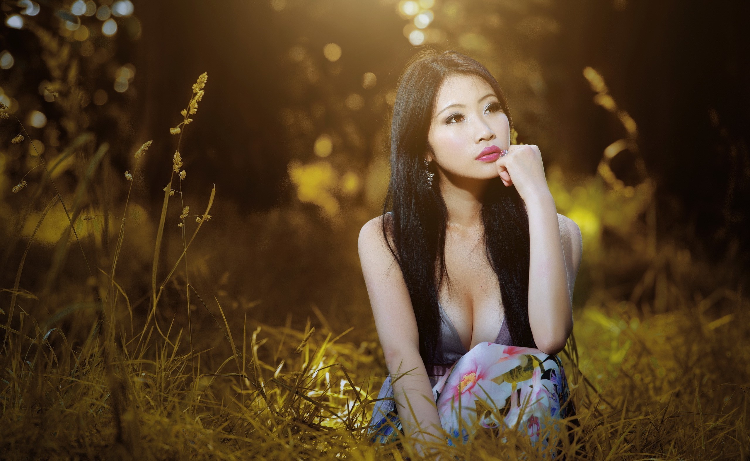 Women Outdoors Asian Women Model Wallpapers Hd