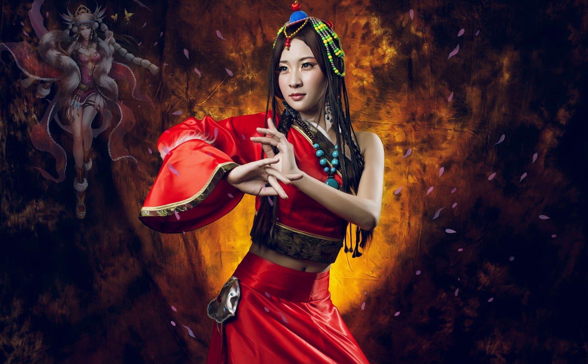 Asian Women Model Fantasy Art Wallpapers Hd Desktop