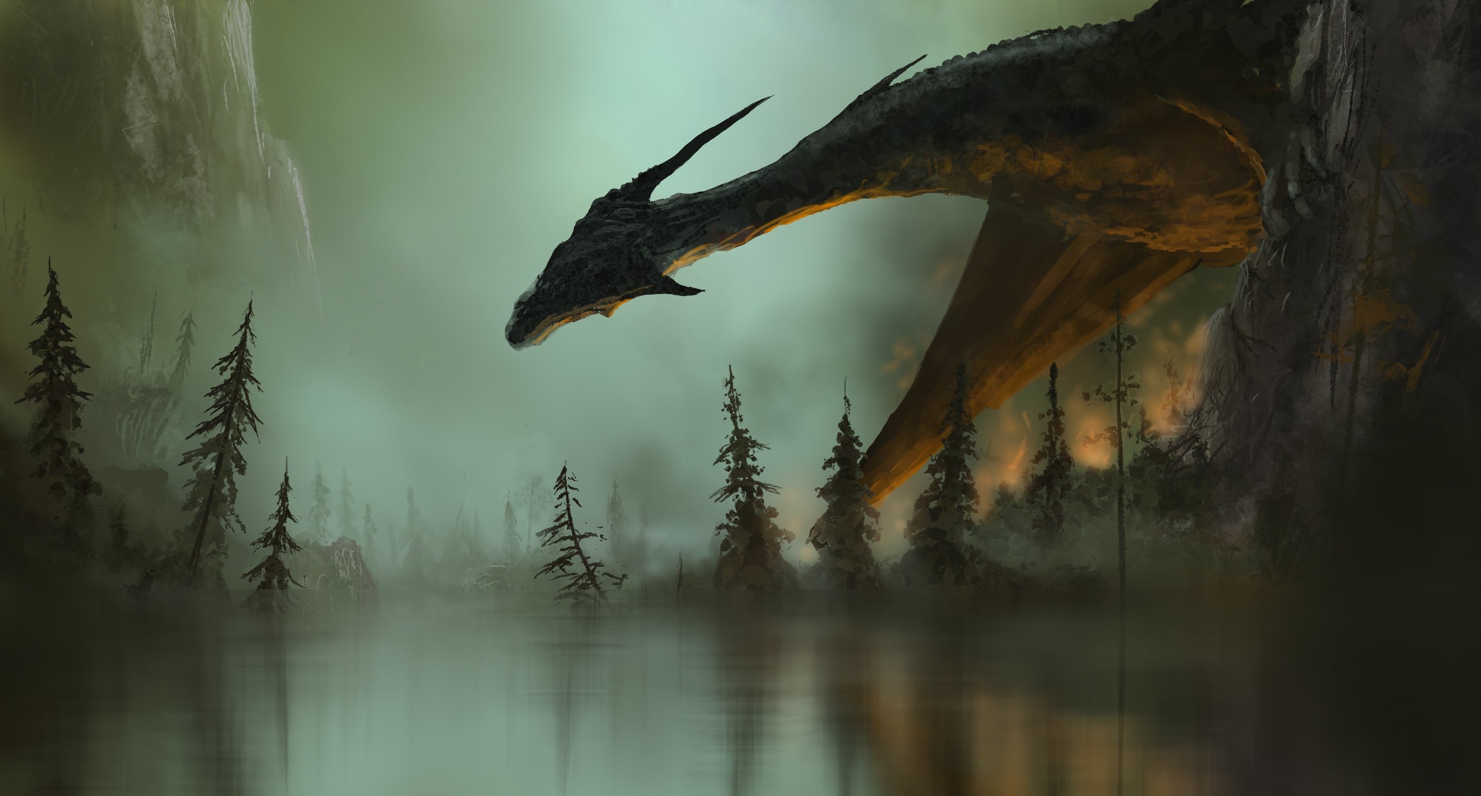 artwork, Digital Art, Dragon Wallpapers HD / Desktop and Mobile Backgrounds