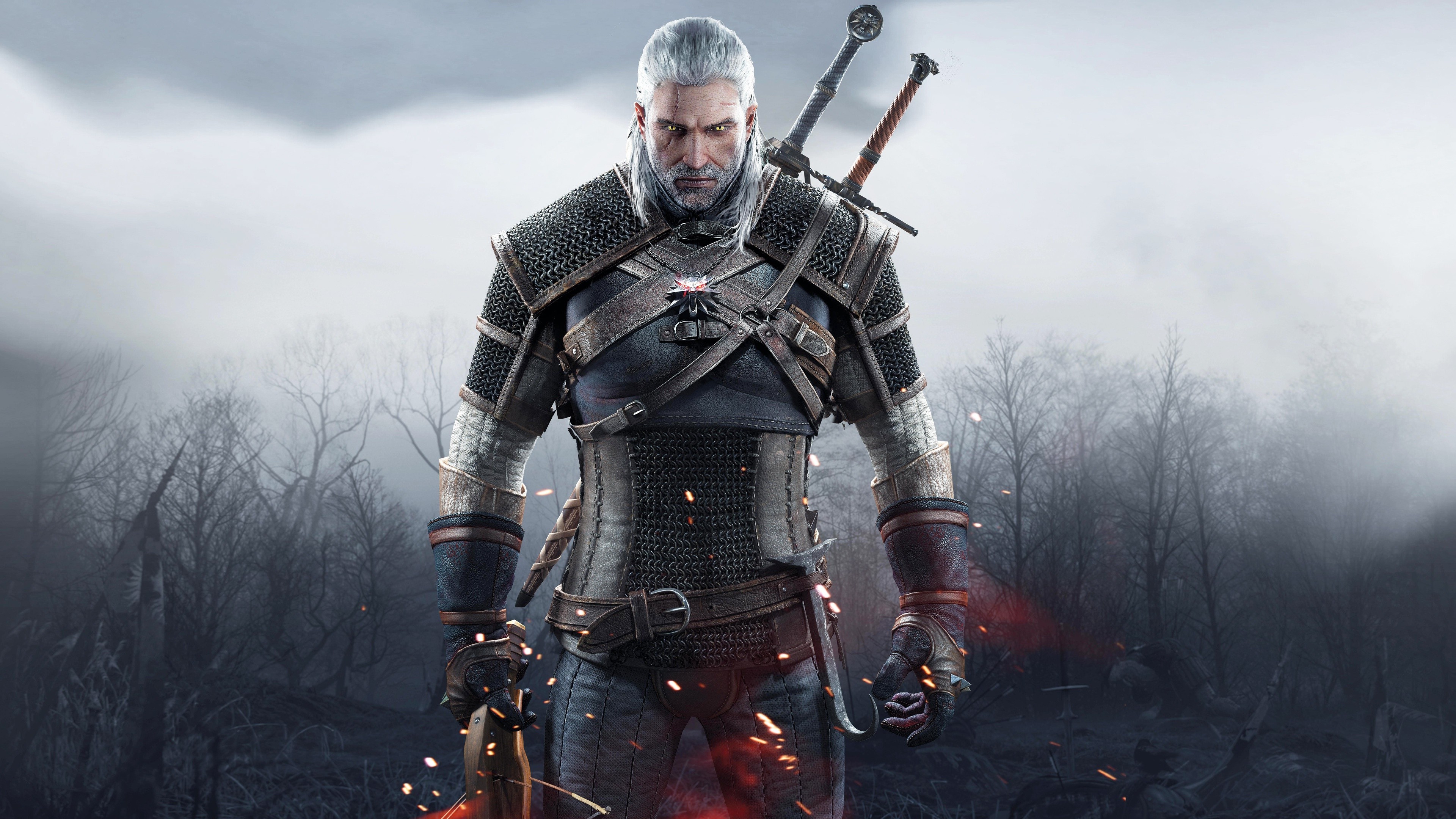 The Witcher 3: Wild Hunt, Geralt Of Rivia, Sword, The Witcher ...
