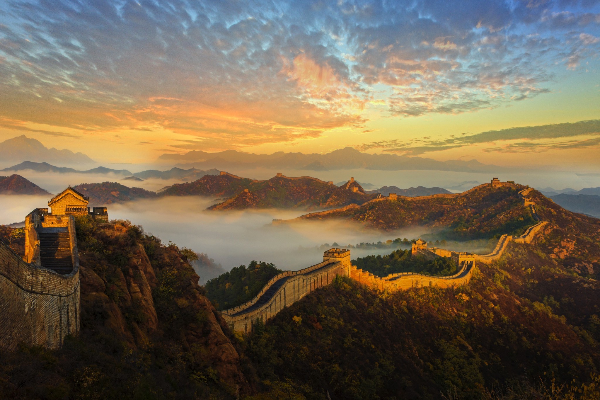 landscape, Great Wall Of China Wallpapers HD / Desktop and ...