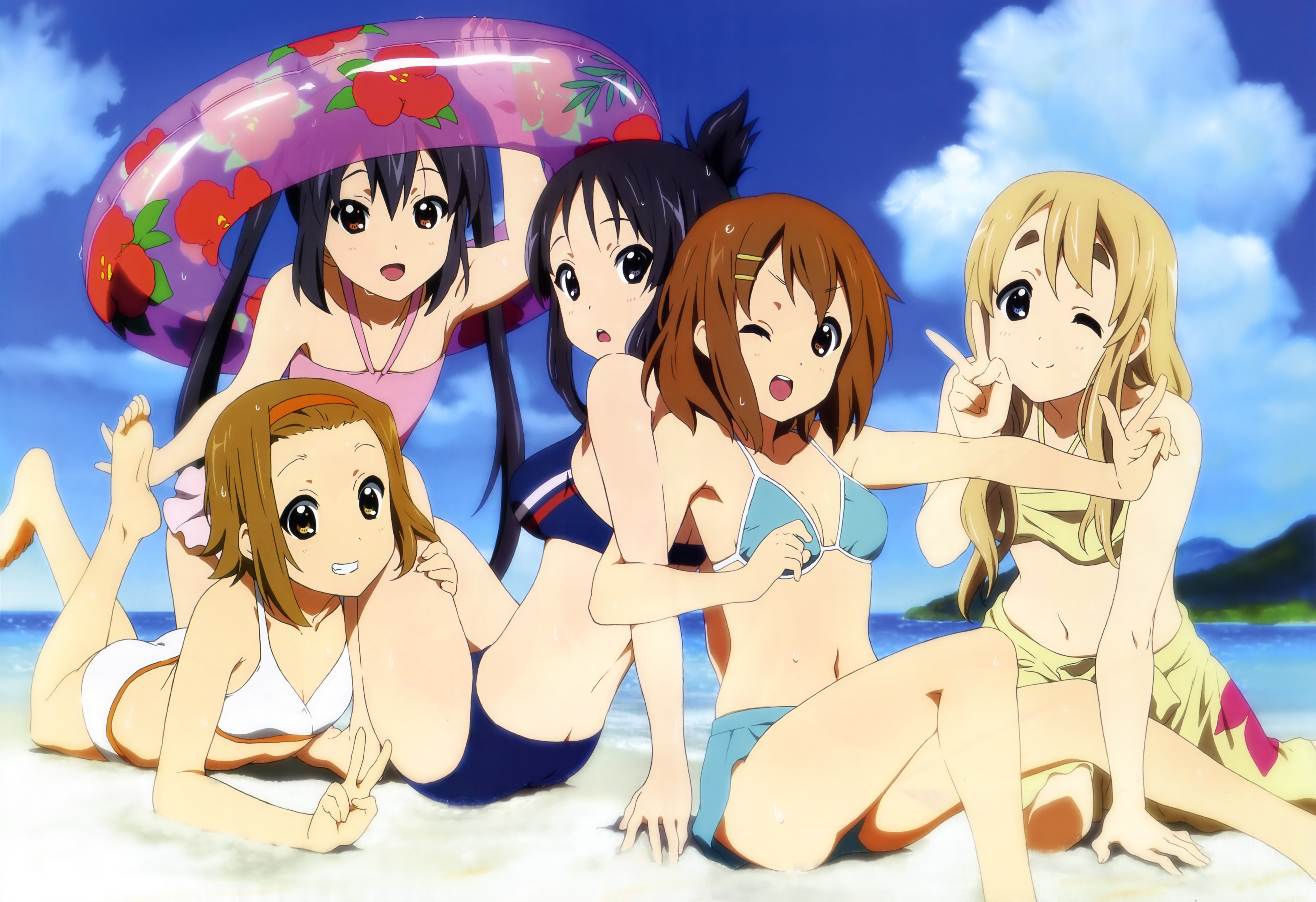 K ON Akiyama Mio Hirasawa Yui Kotobuki Tsumugi Nakano Azusa Tainaka Ritsu Wallpapers HD