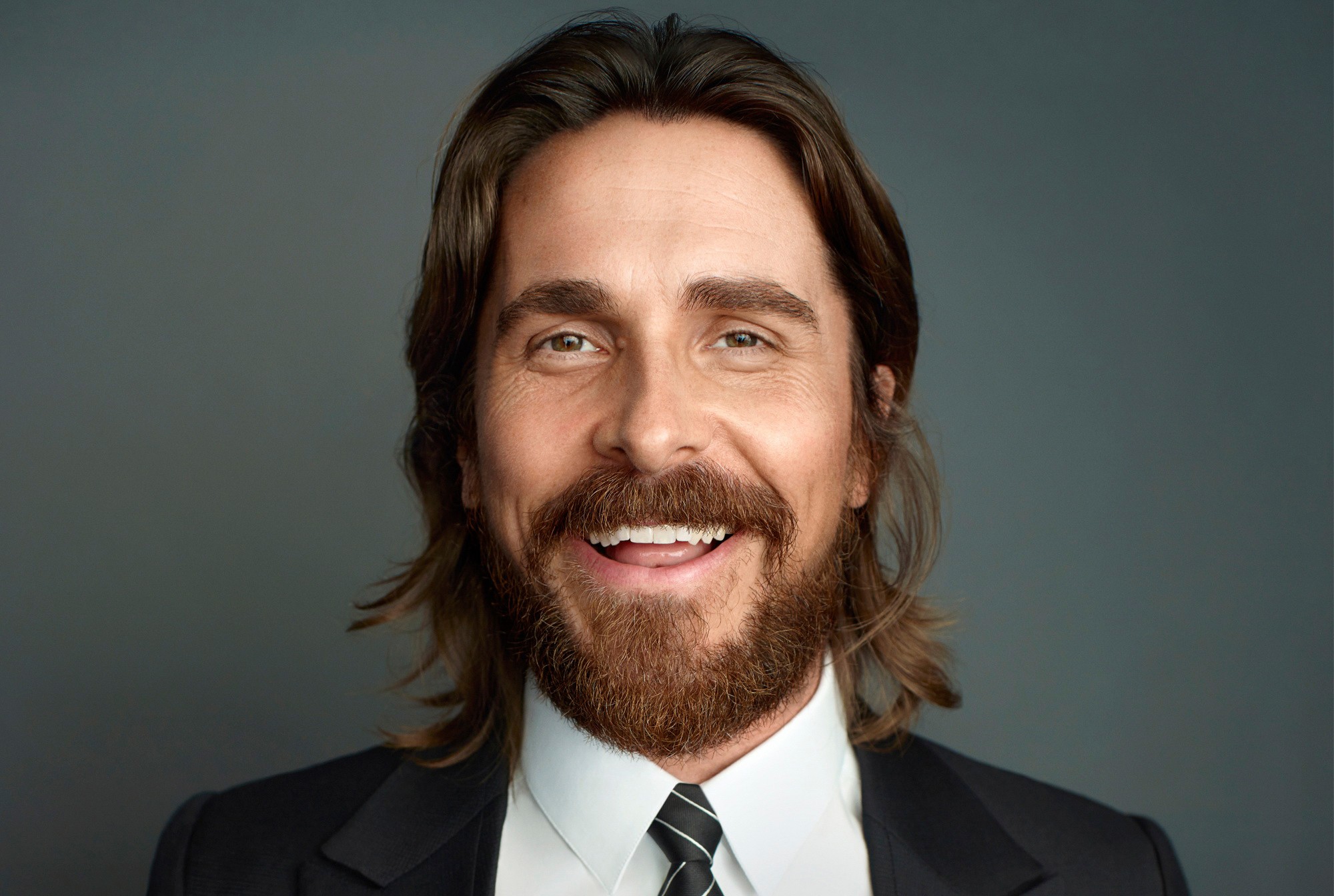 Image result for christian bale with beard