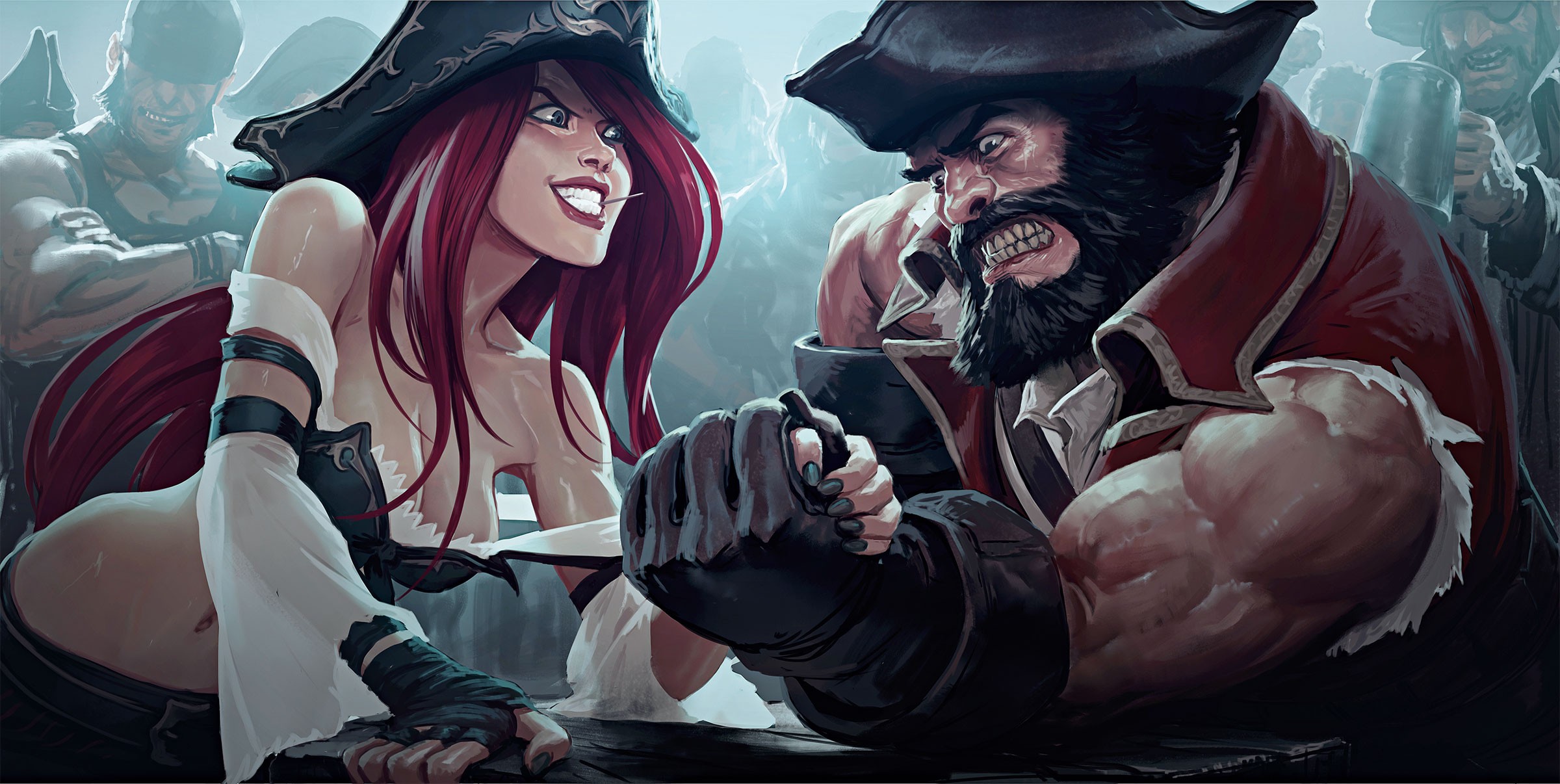 Miss Fortune Pirates Redhead League Of Legends Concept Art