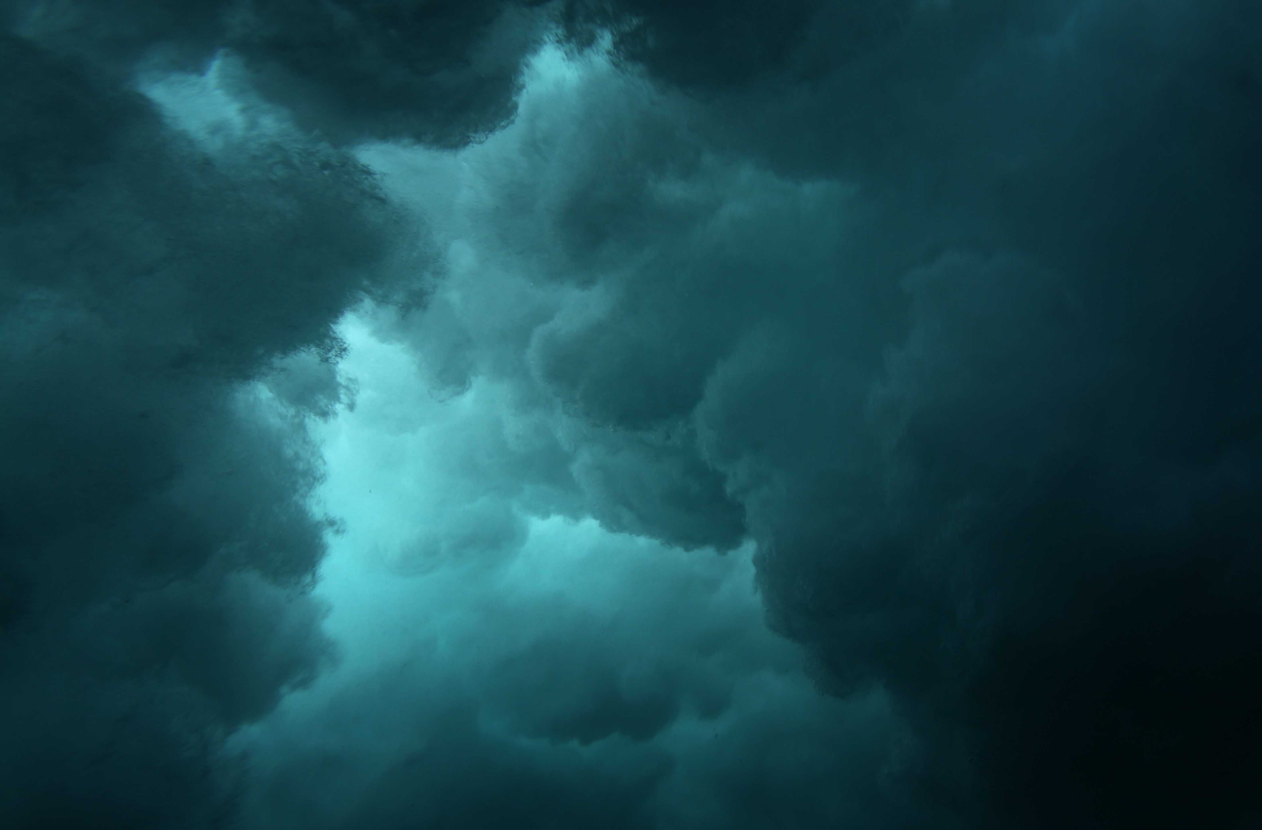 Water Underwater Clouds Dark Bubbles Wallpapers Hd Desktop And