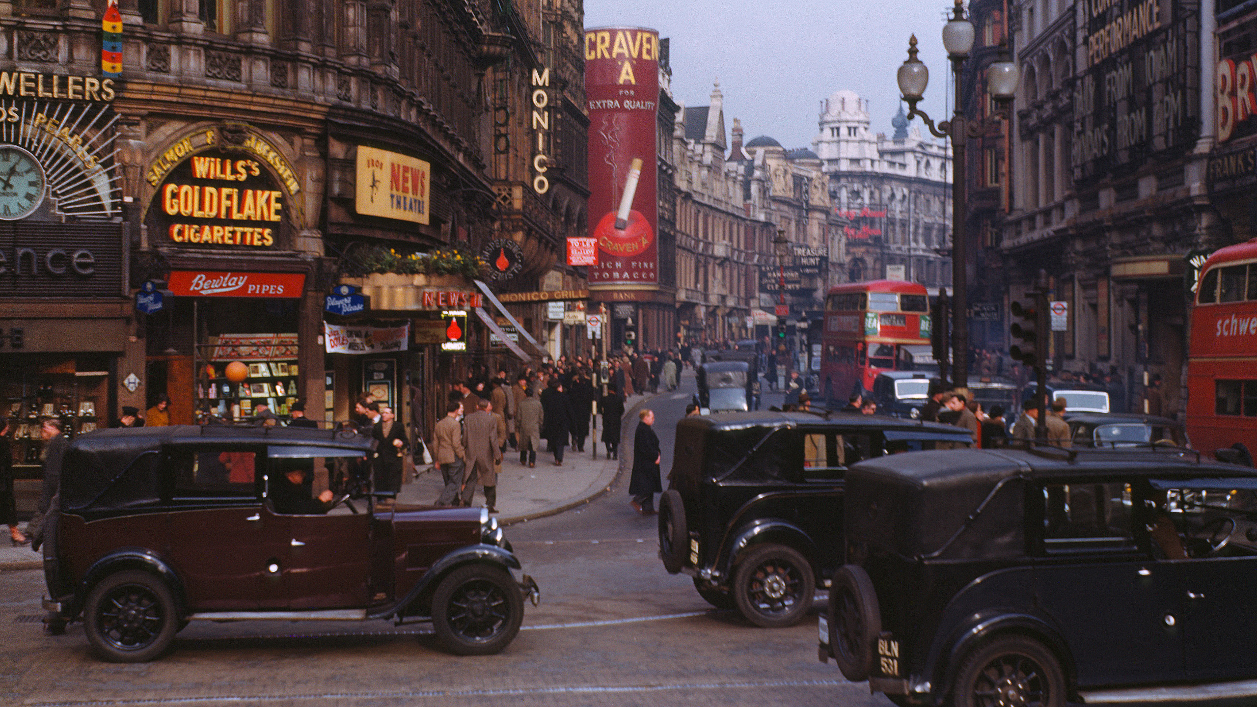 Kodachrome, Street, Vintage, Classic car, London Wallpapers HD