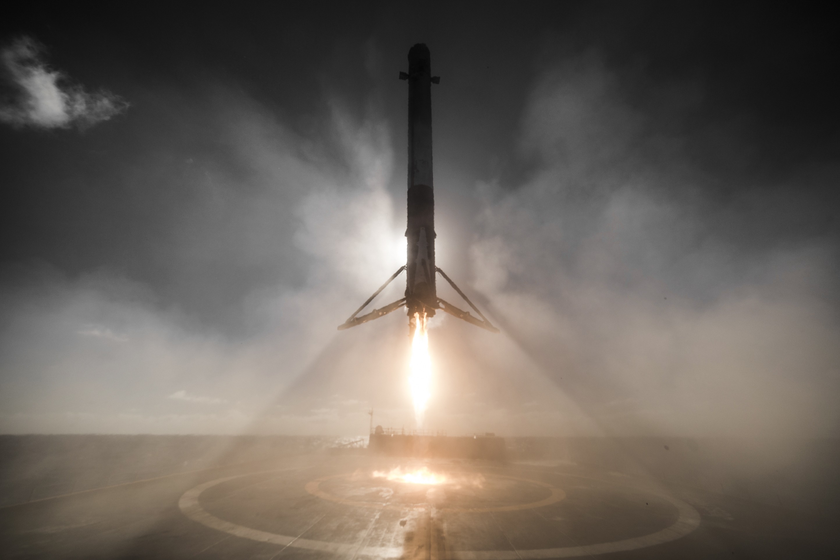 Iridium 1 Landing, SpaceX, Rocket, Landing Wallpapers HD / Desktop and