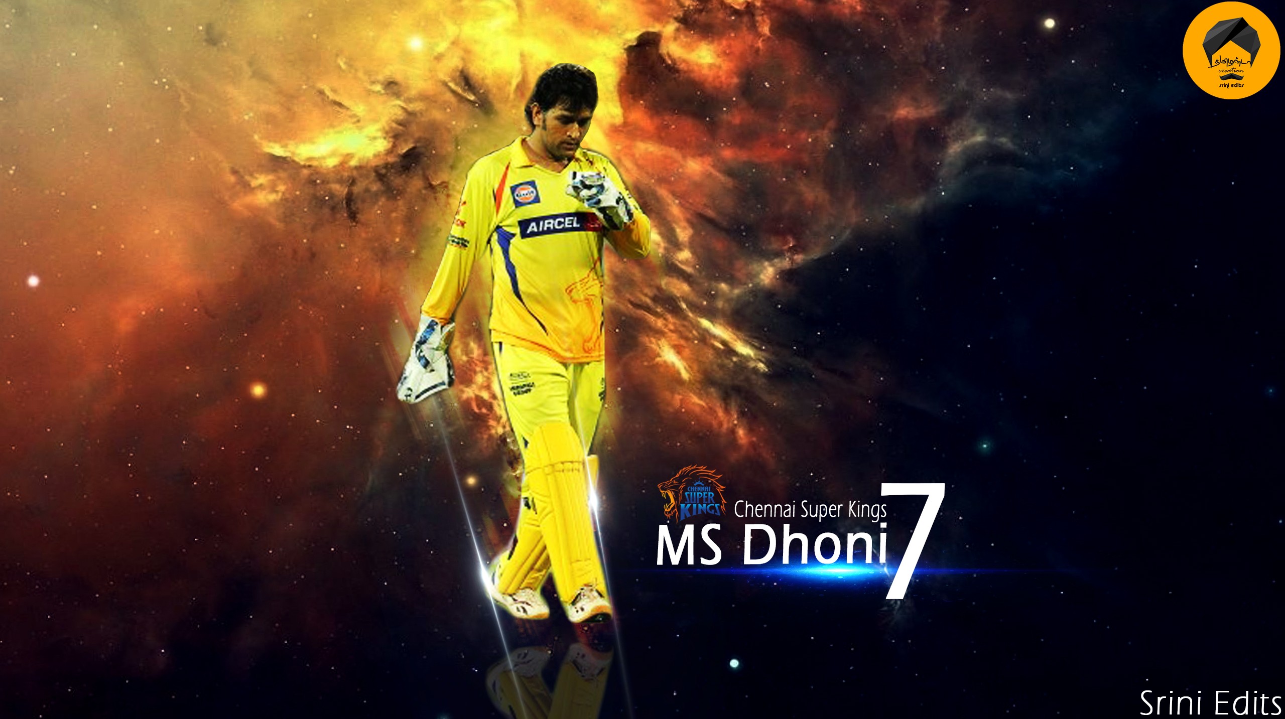 Ms Dhoni Chennai Super Kings Galaxy Wallpapers Hd Desktop And Mobile Backgrounds