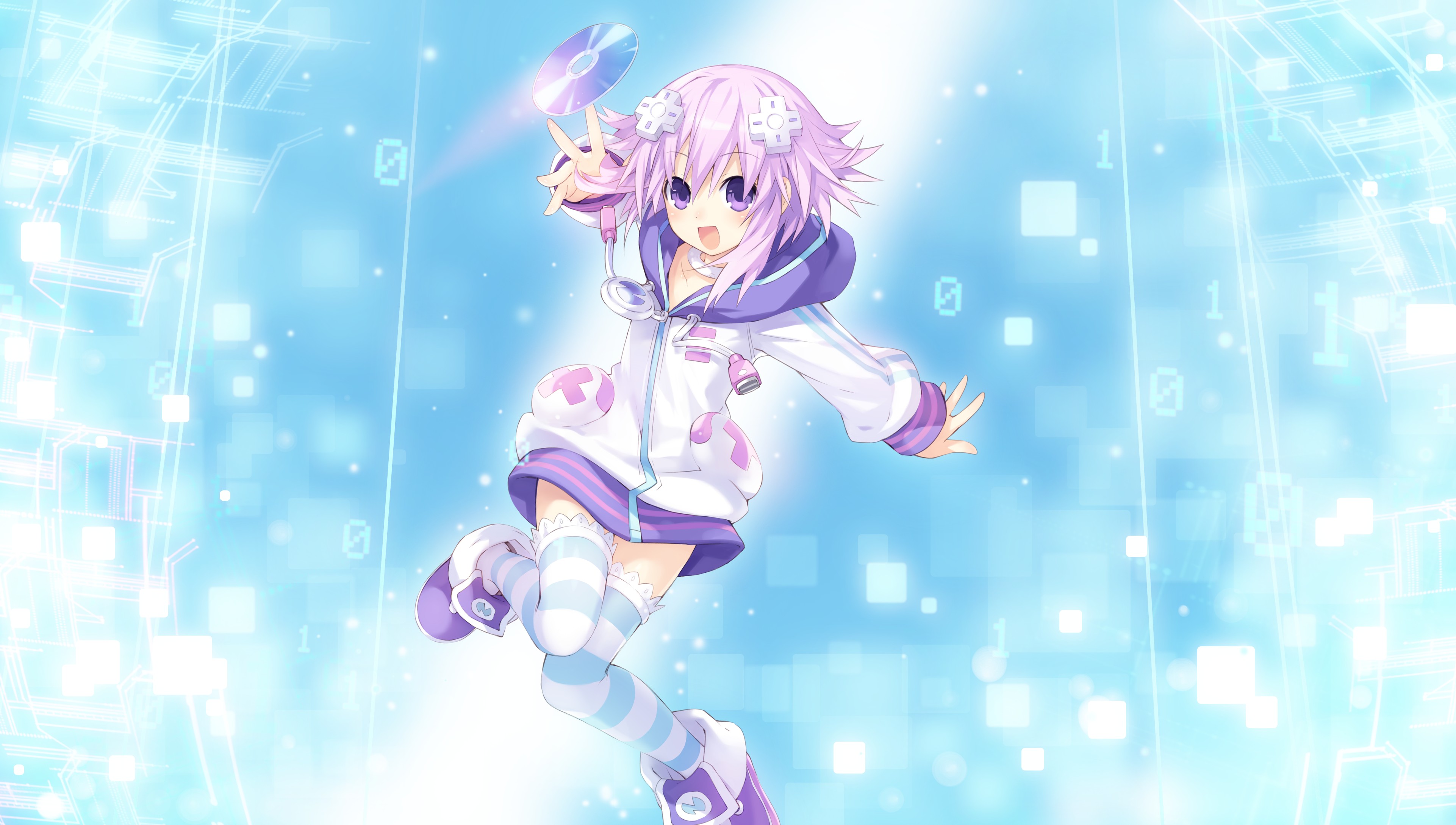 Hyperdimension Neptunia, Anime girls, Neptune (Hyperdimension Neptunia