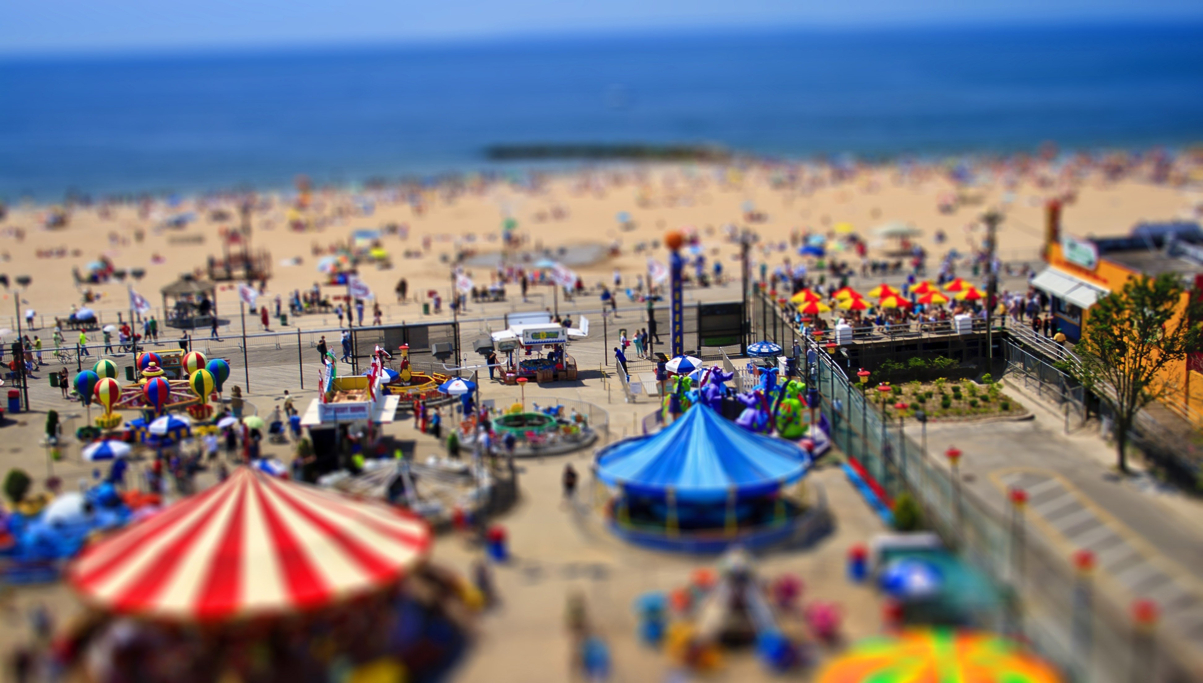 Tilt Shift Brooklyn New York City Usa Wallpapers Hd Desktop And