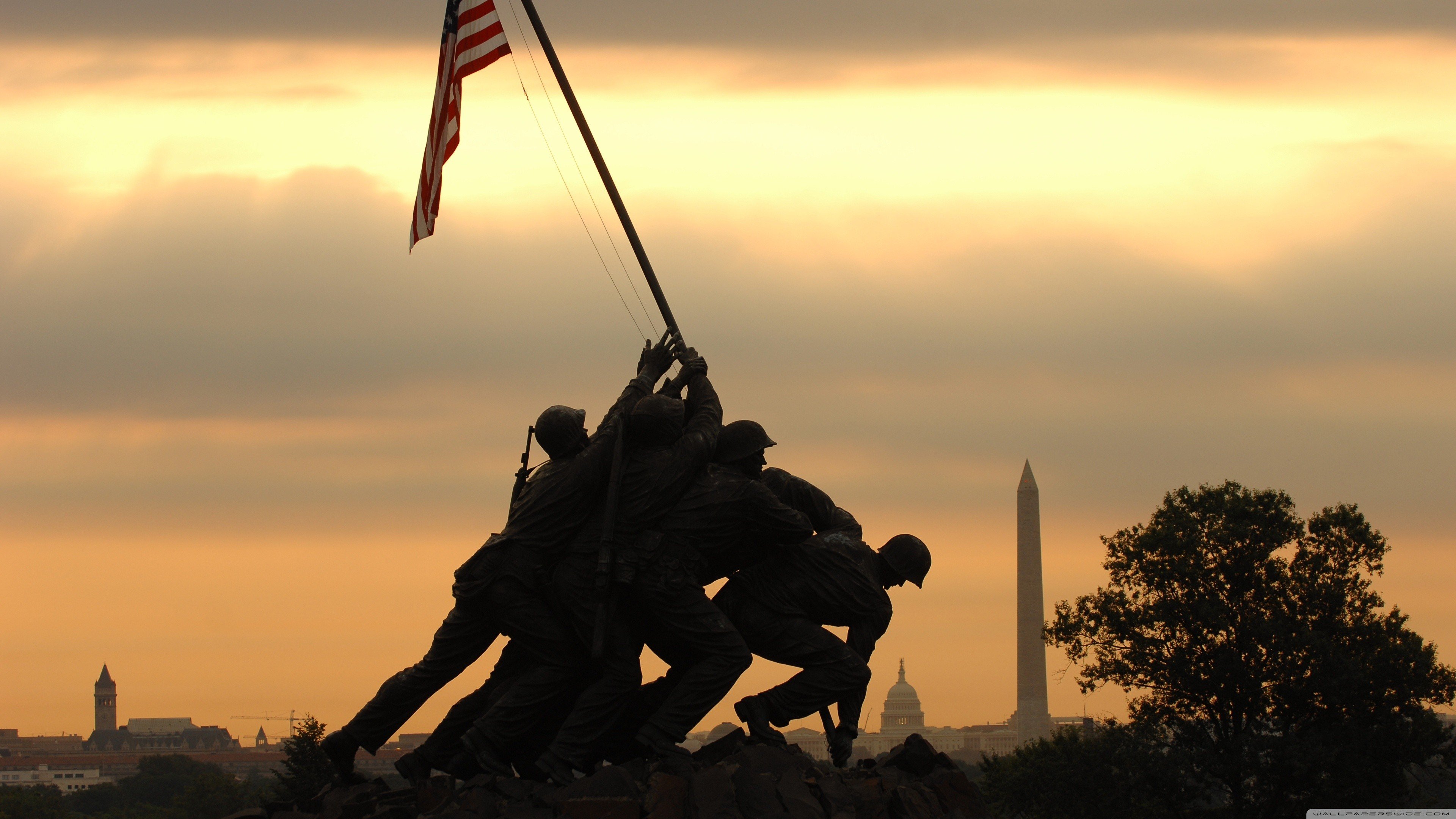 marines, Iwo Jima, Freedom, USA, World War II Wallpapers HD / Desktop