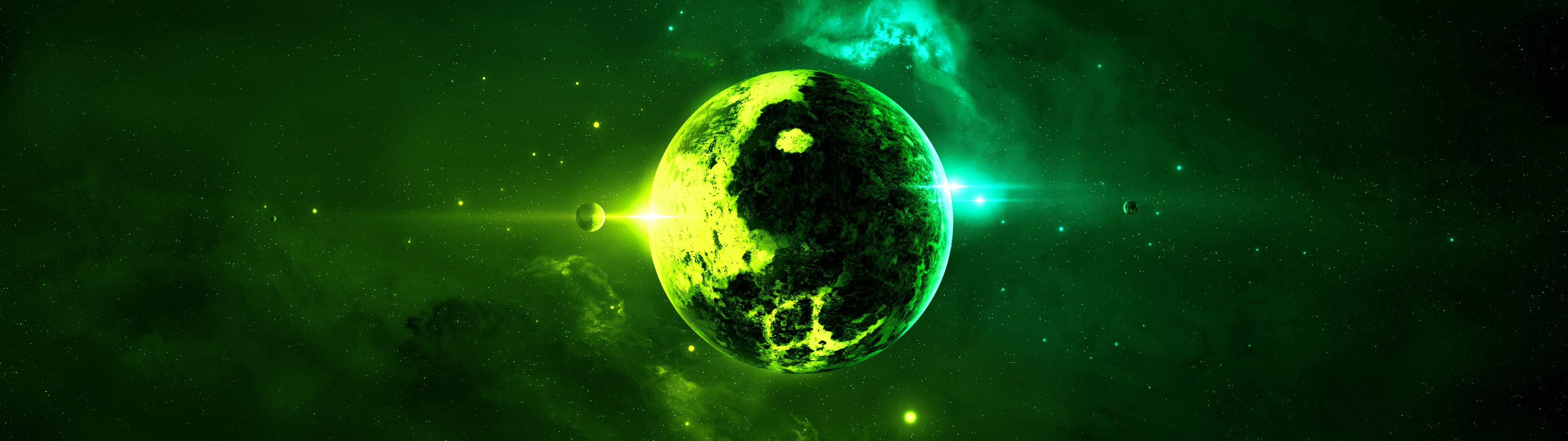 double planet green Wallpapers HD