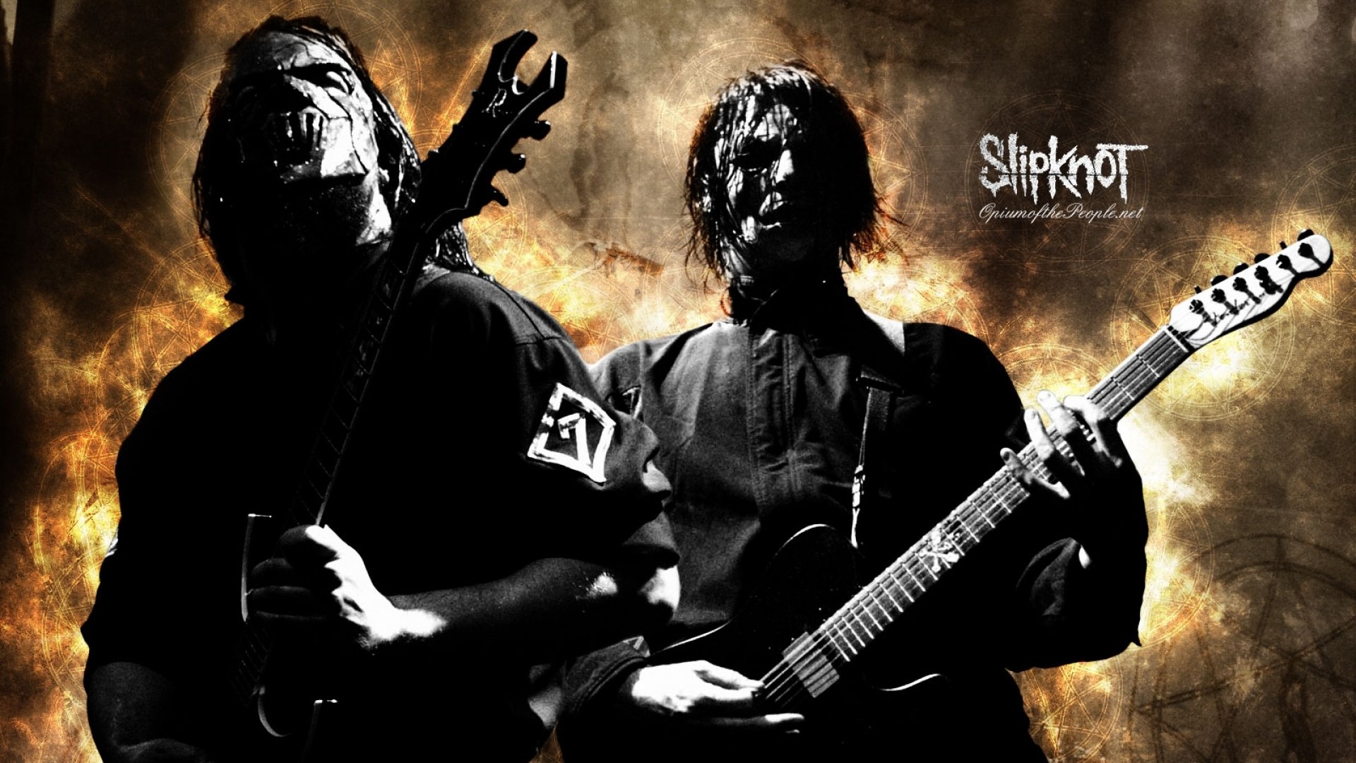 Slipknot Nu Metal Groove Metal Heavy Guitar Wallpapers Hd