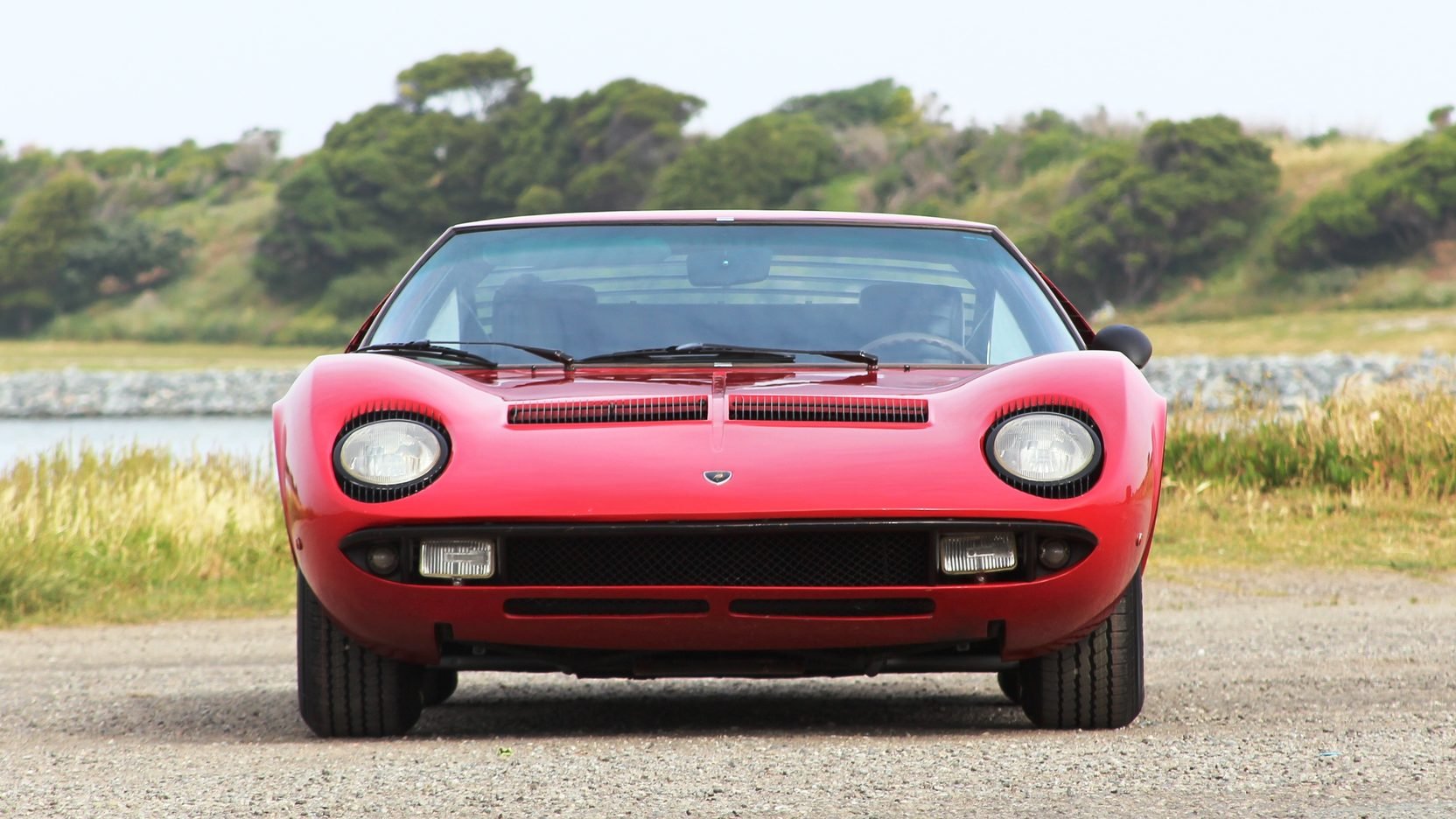 Lamborghini Miura P Cars Classic Red Wallpapers Hd