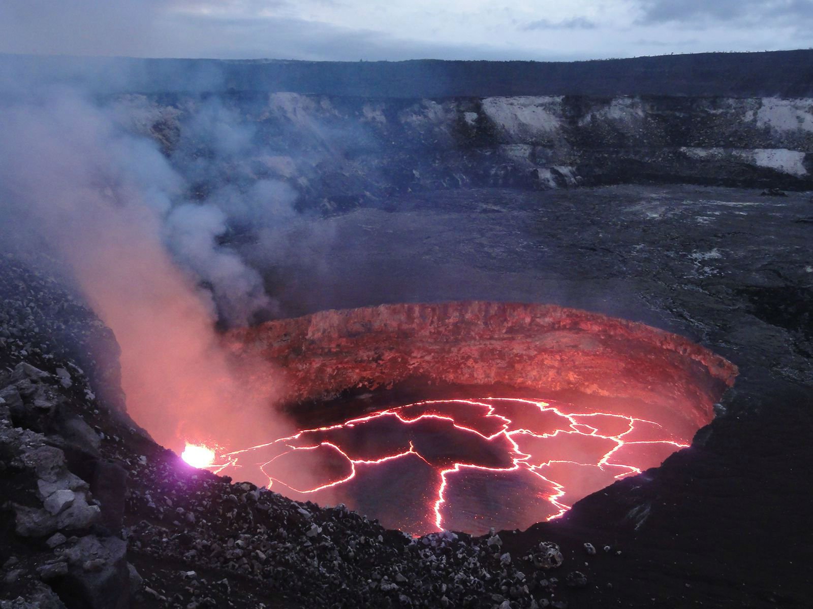 Volcano Mountain Lava Nature Landscape Mountains Fire Wallpapers