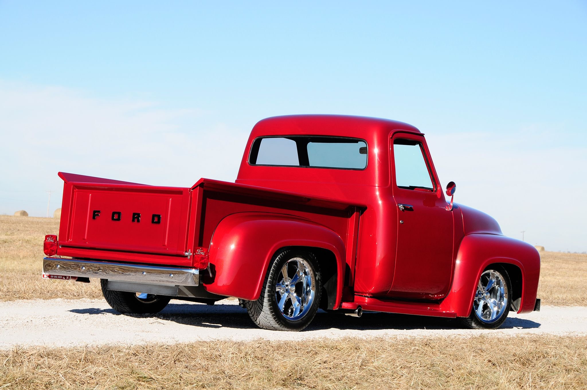 1953 Ford F 100 Pickup Street Rod Low Cruiser Hot Usa 03