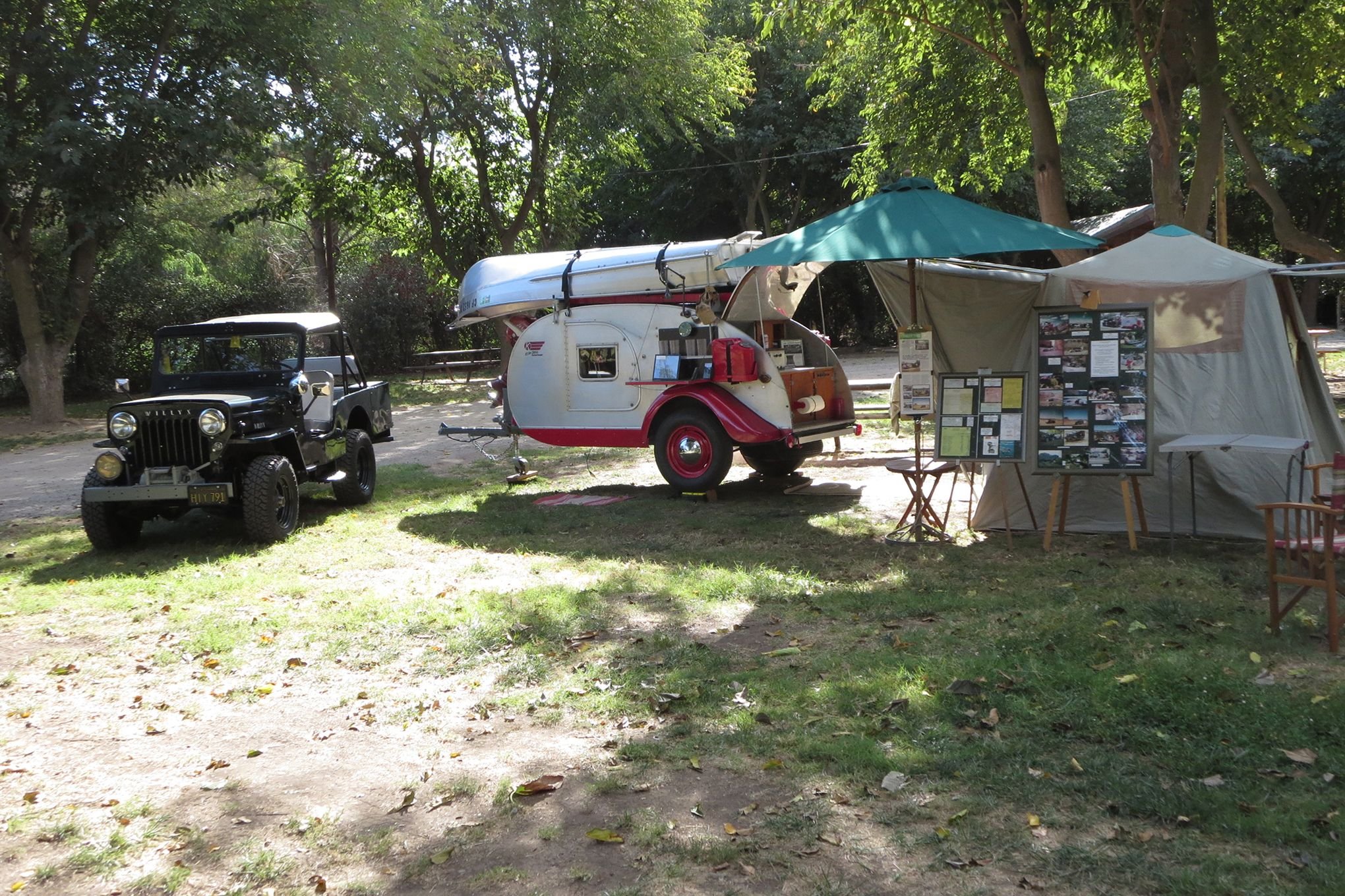 Willys Cj B Offroad X Custom Truck Jeep Retro Camper